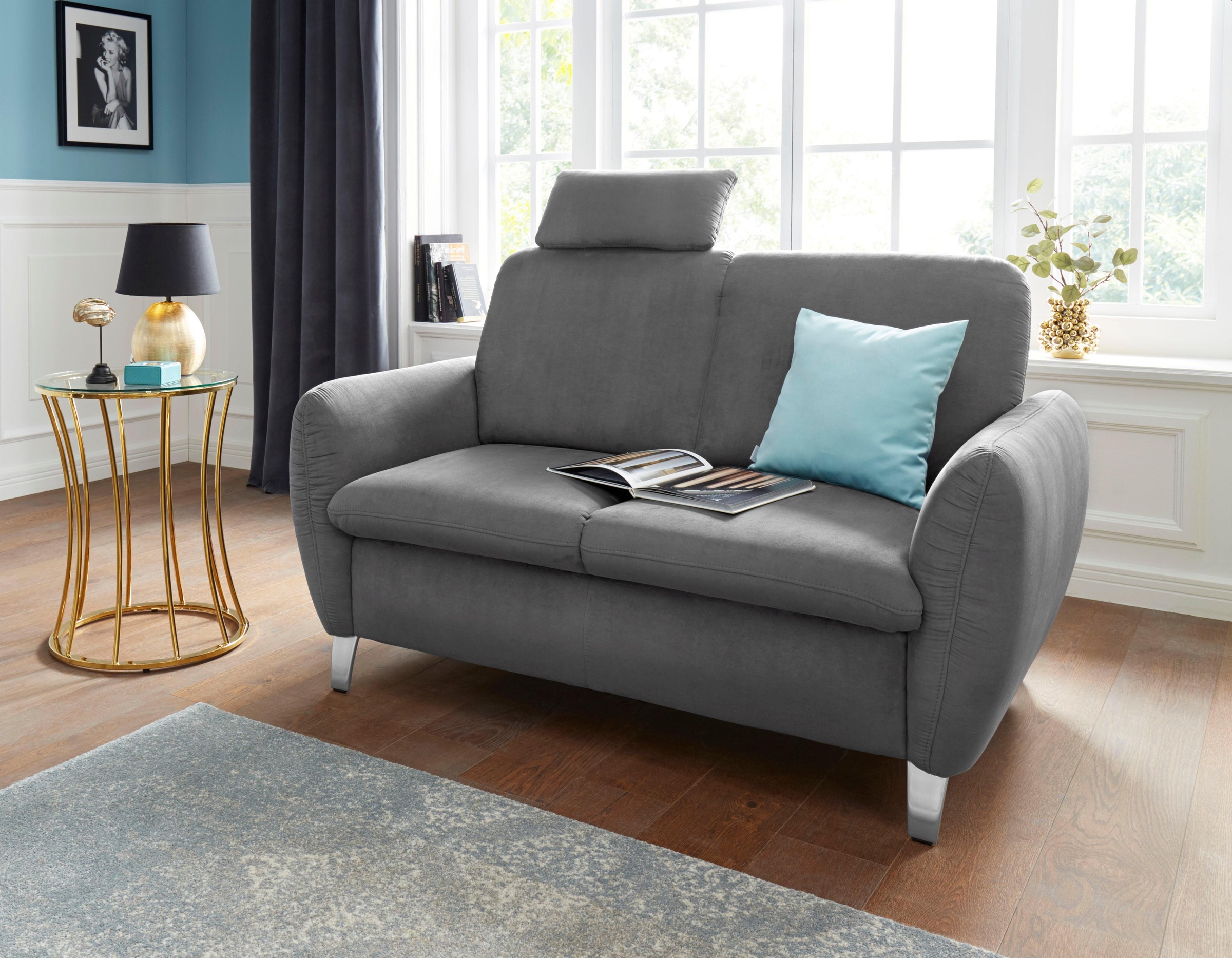 sit&more 2-Sitzer »Daytona«, inklusive Federkern und einer Kopfstütze
