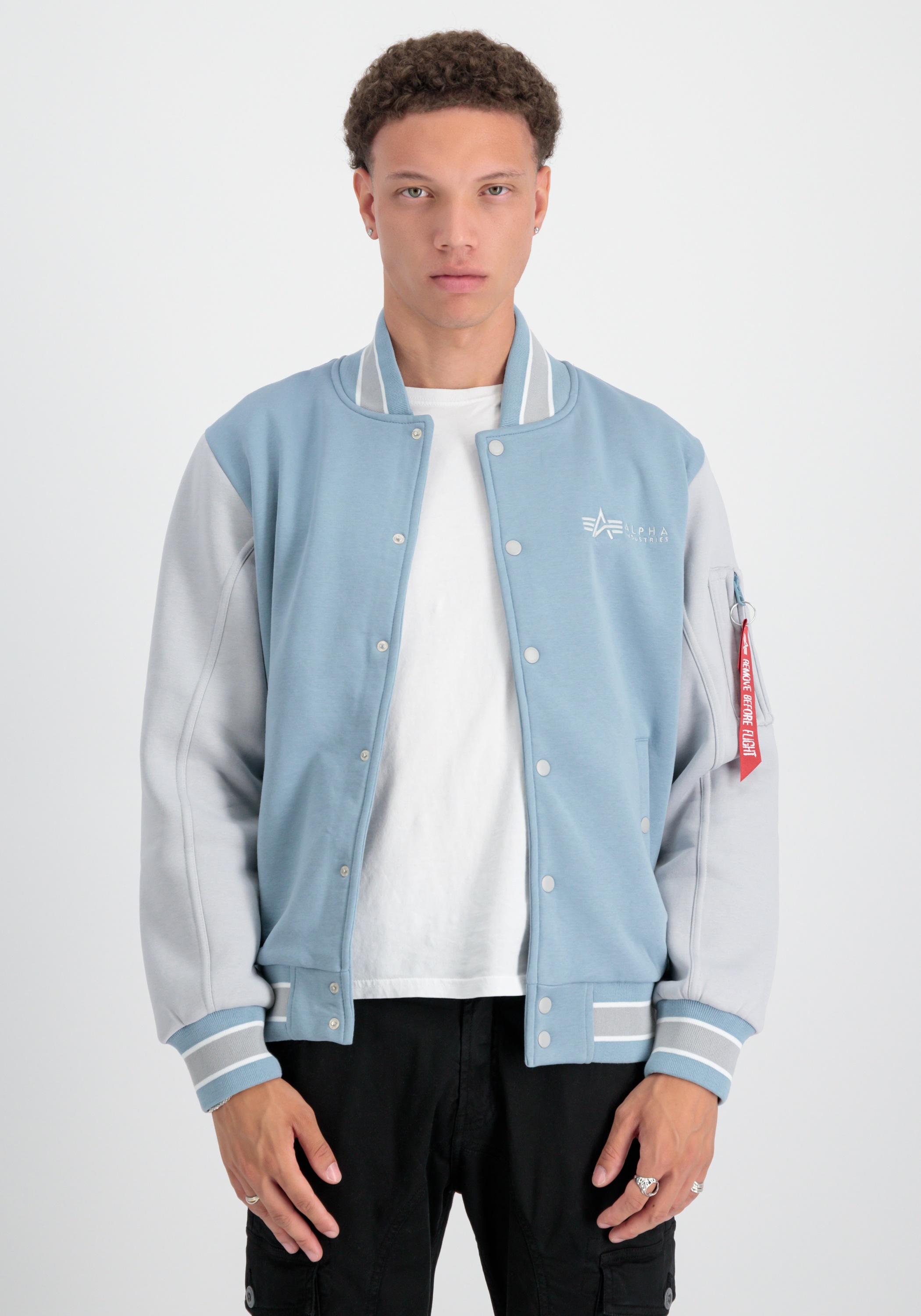 Alpha Industries Sweater »Alpha Industries Men - Outdoor Jackets Varsity Sweat Jacket ML«
