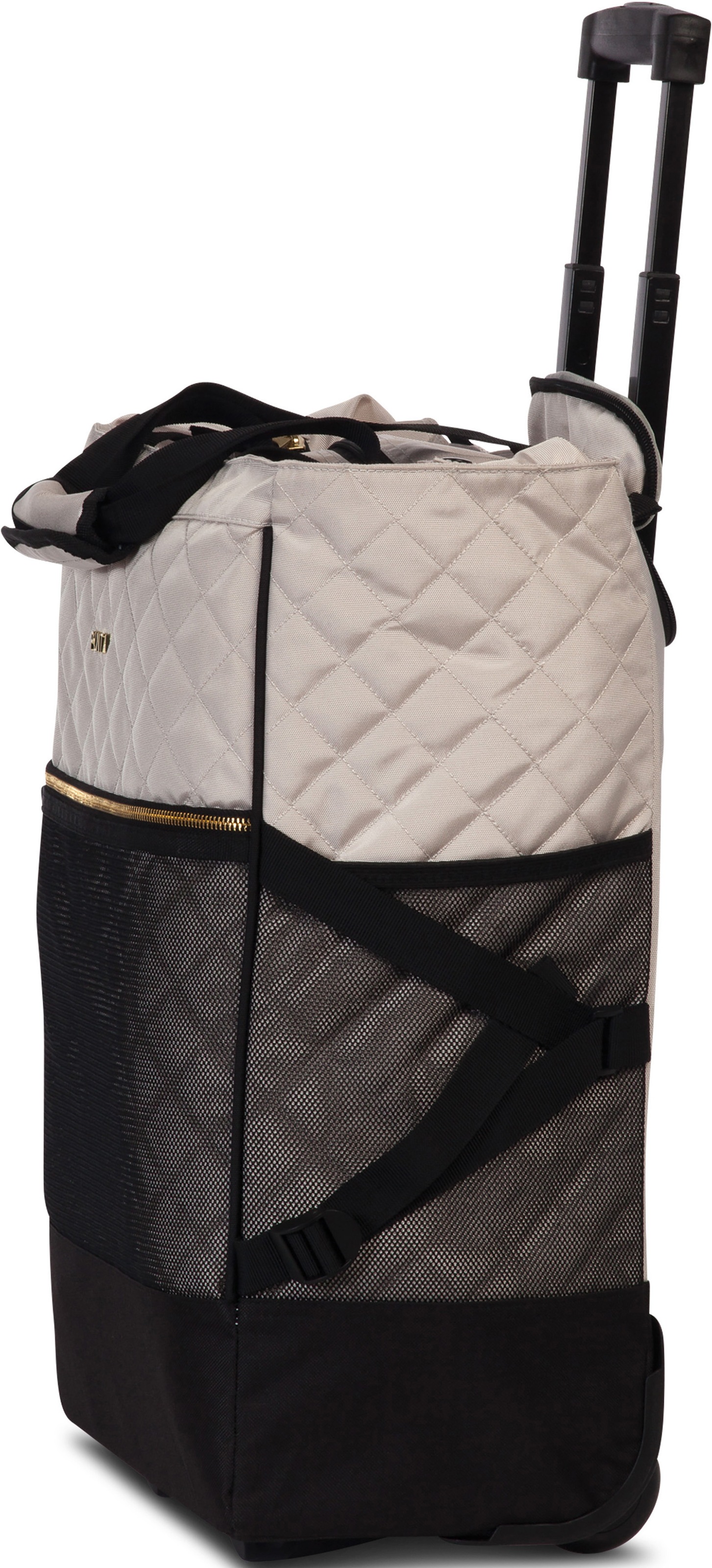 fabrizio® Einkaufstrolley »Punta Wheel classy«, (1 tlg.), edler Look mit abgestepter Oberfläche und Golddetails