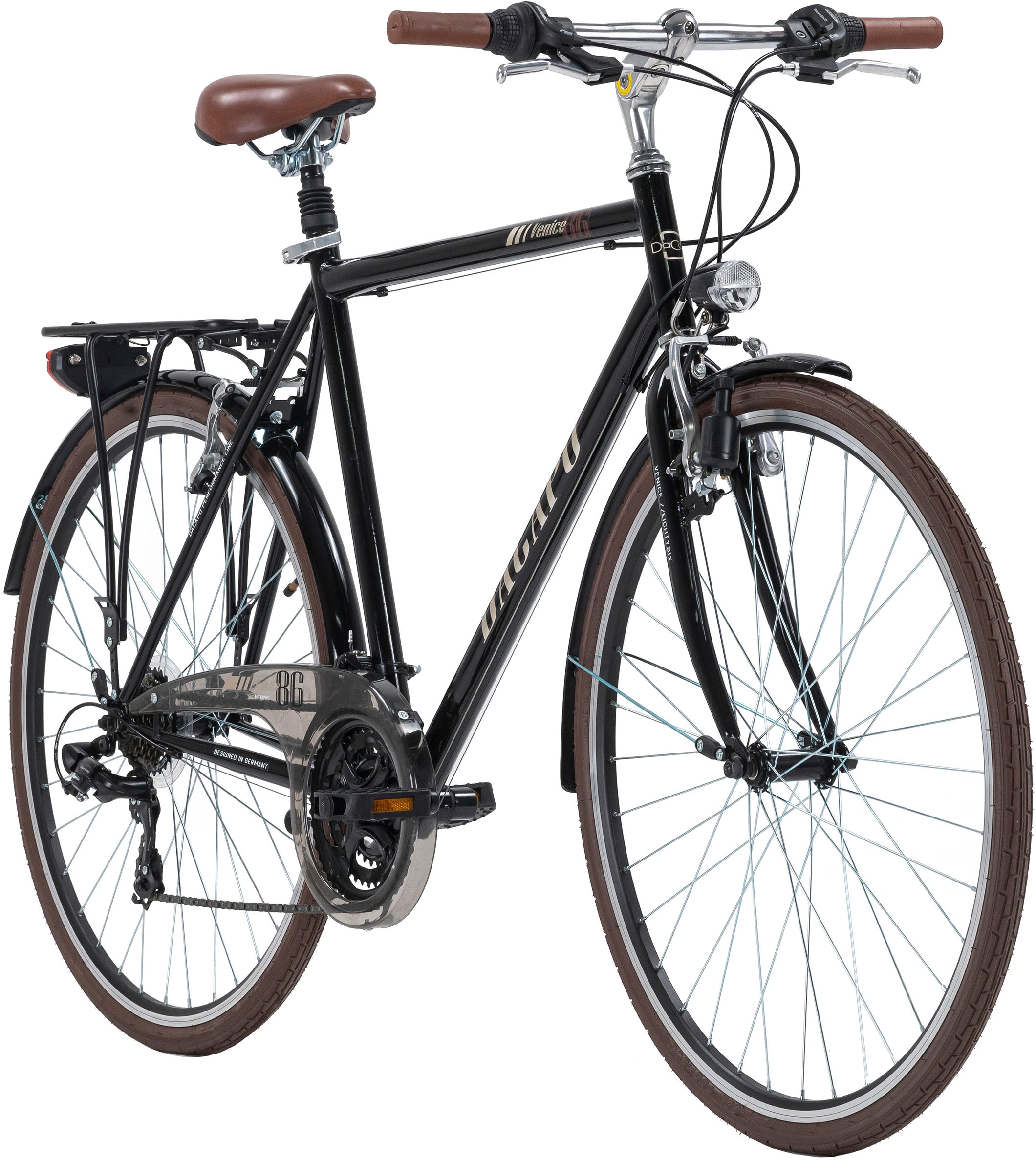 Dacapo Trekkingrad »Venice«, 21 Gang, Shimano, Tourney Schaltwerk, Kettenschaltung, für Herren, Kettenschaltung