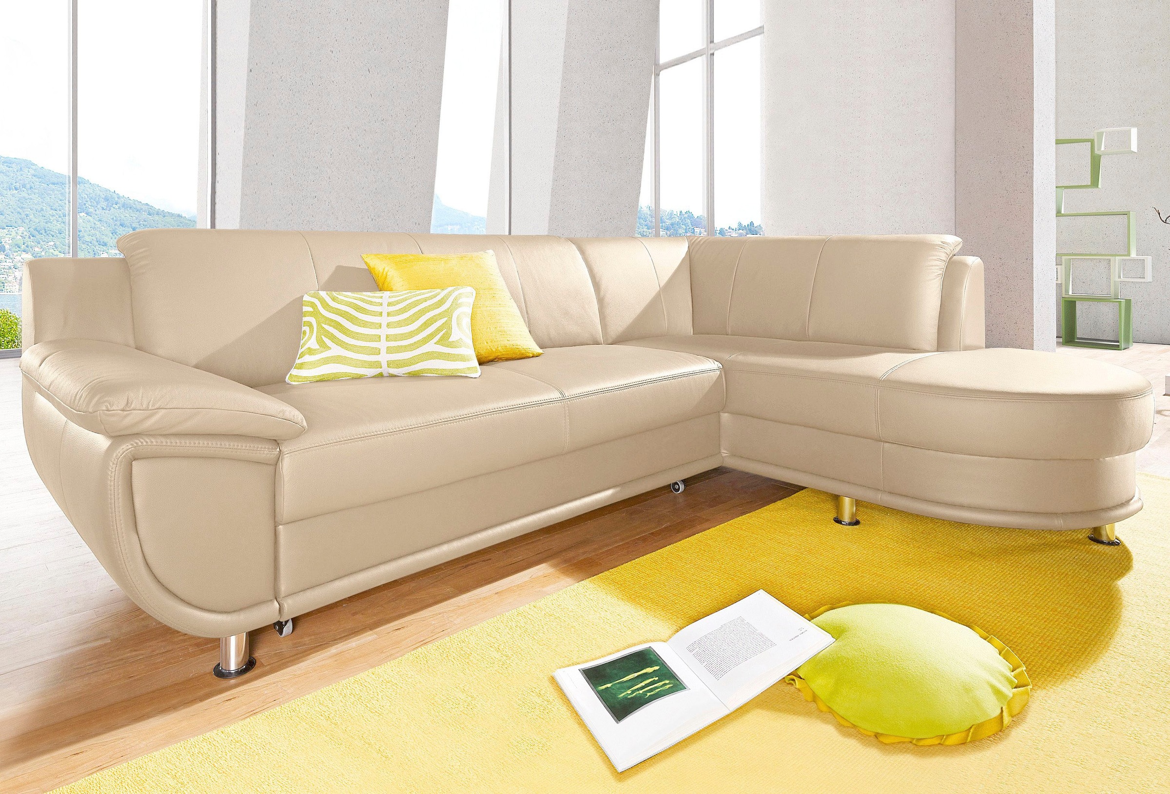 TRENDMANUFAKTUR Ecksofa "Rondo, zeitlos und elegant, OTTOs Choice, bequem, günstig online kaufen
