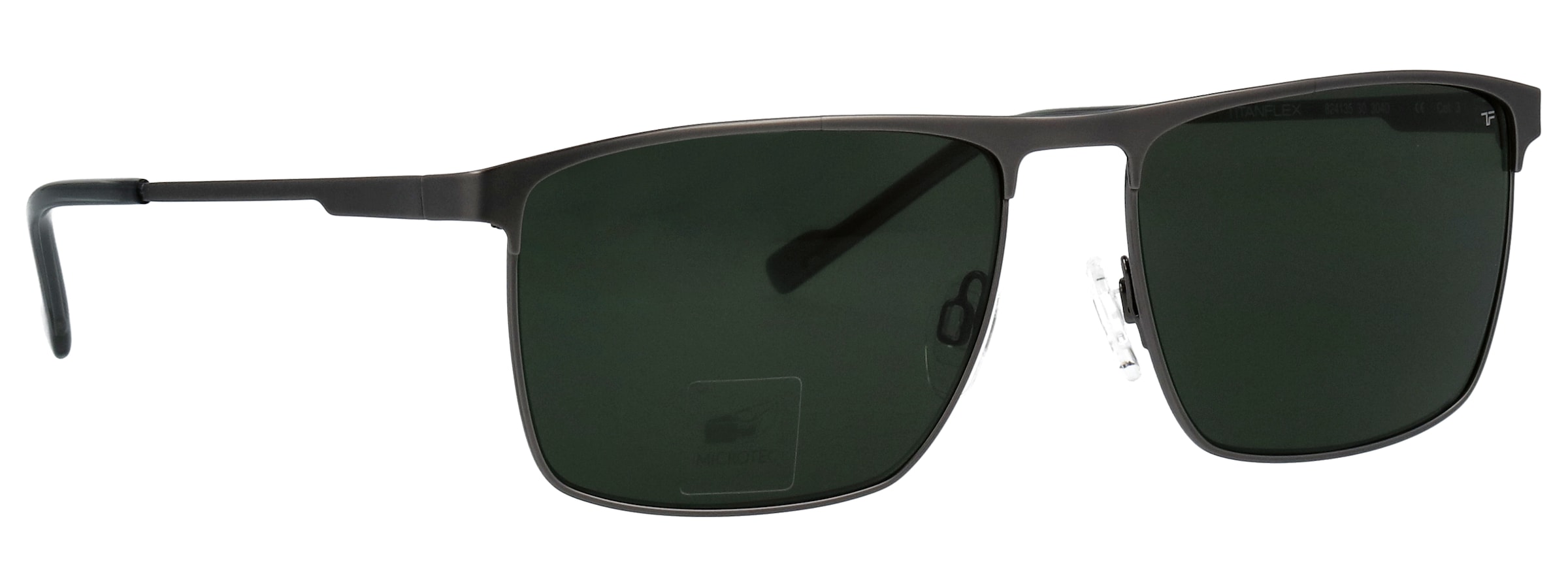 TITANflex Sonnenbrille »Modell 824135« Form Karree/Soft, Logoschriftzug auf Bügel, Titanflexfassung