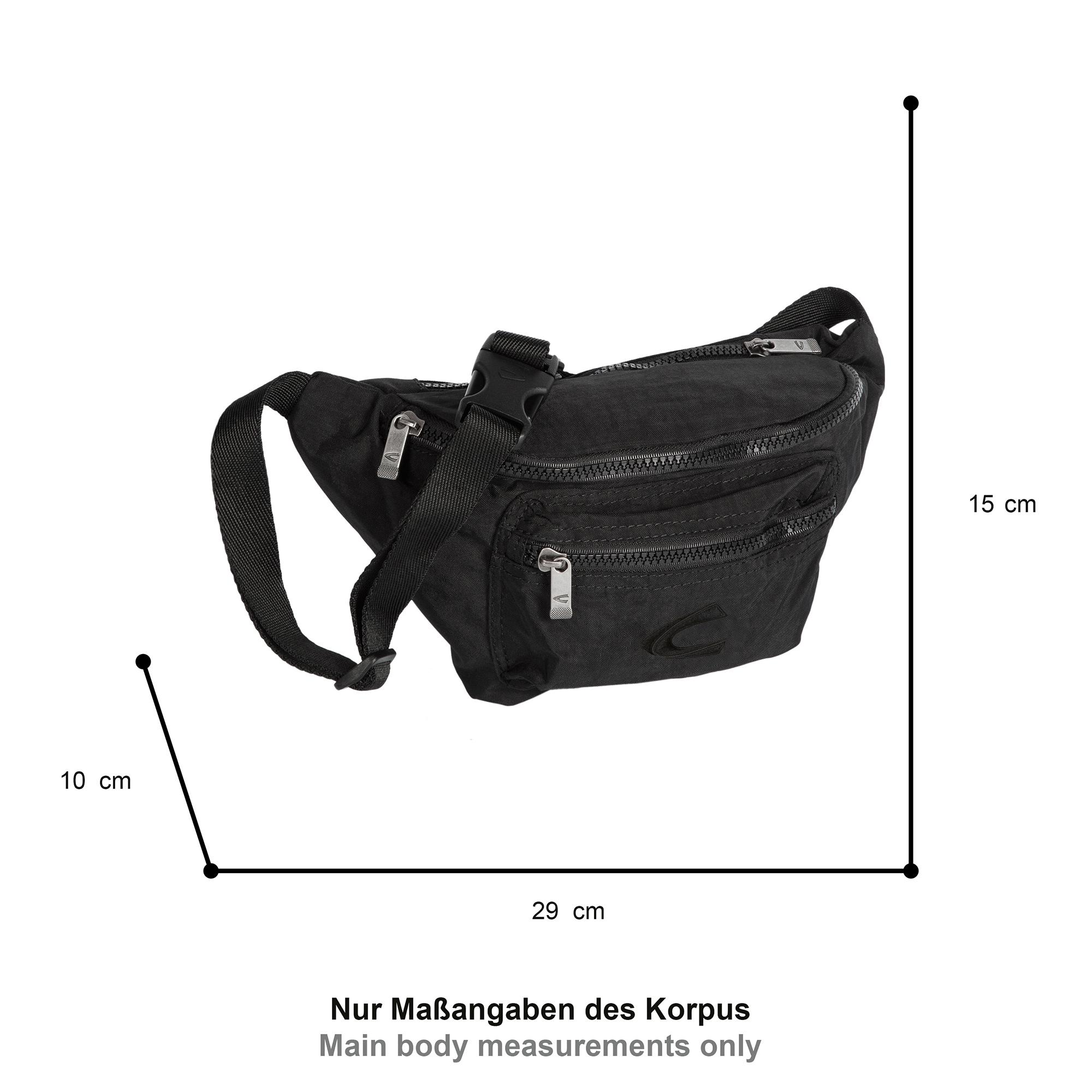 camel active Bauchtasche »Journey« aus leichtem robusten Nylon, funktional perfekt für alle Lebenslagen