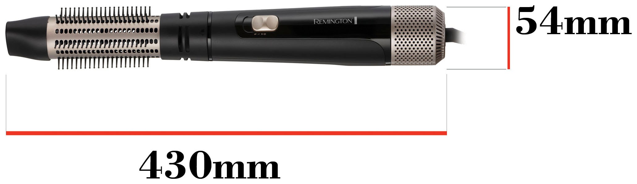 Remington Warmluftbürste »Blow Dry & Style AS7500«, 4 Aufsätze, 1.000 Watt (Airstyler/Rund-&Lockenbürste) für mittellange Haare