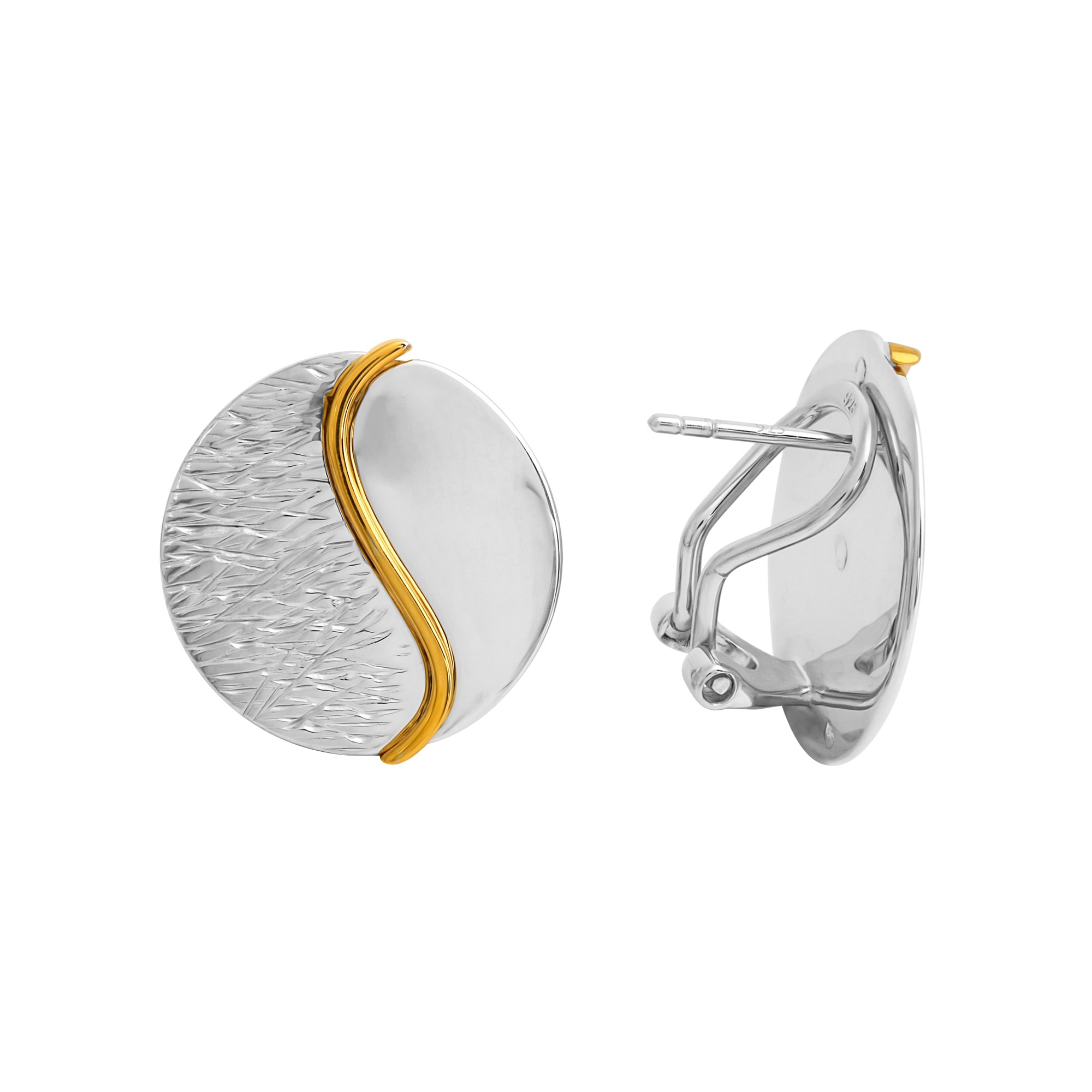 Vivance Paar Ohrstecker »925/- Sterlingsilber rhodiniert teils vergoldet«