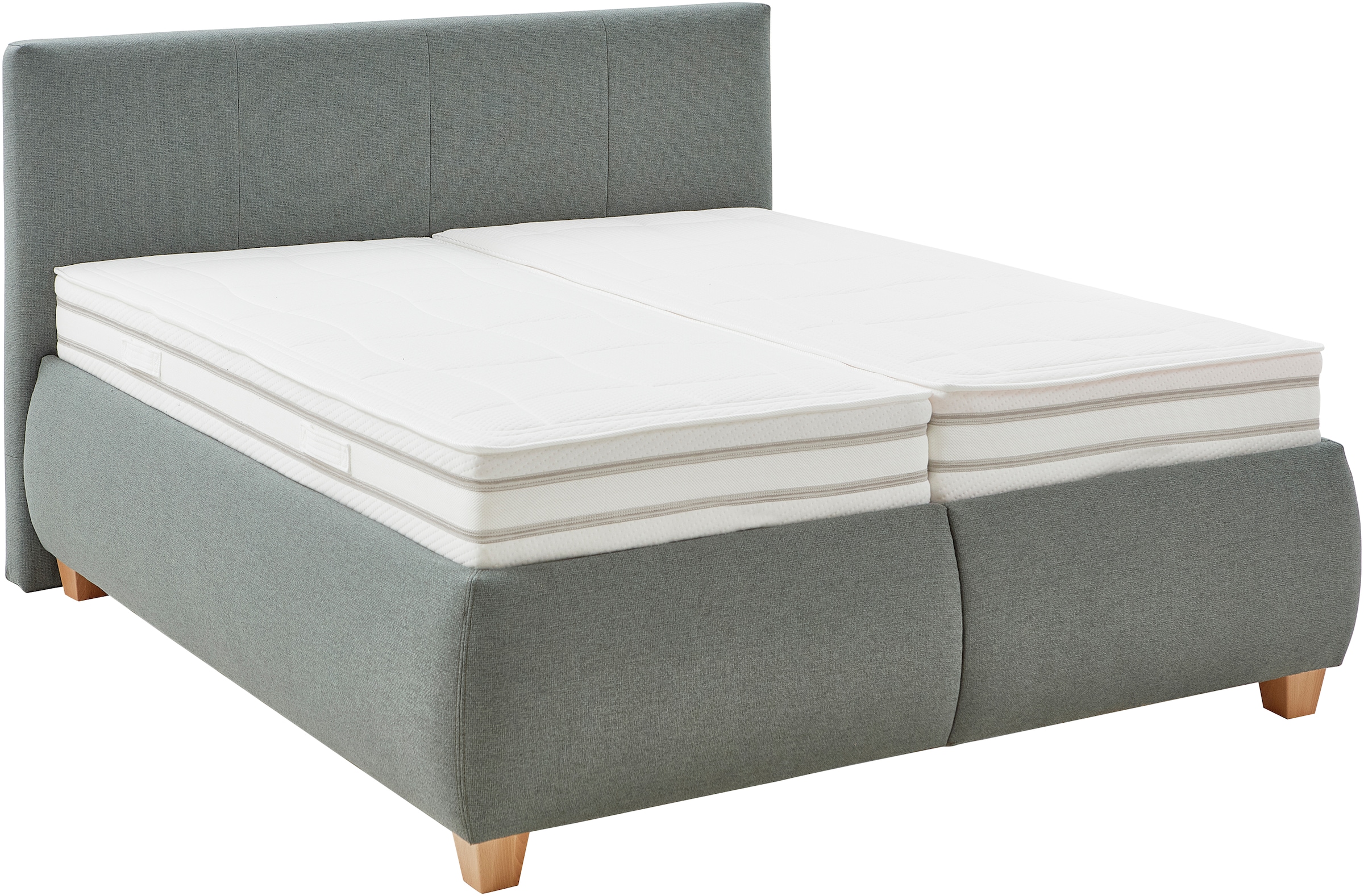 Die PlanBar Polsterbett »OC-ON20004« inkl. Matratzen u. Lattenrahmen, belastbar bis 200 Kg, 160/180x200cm
