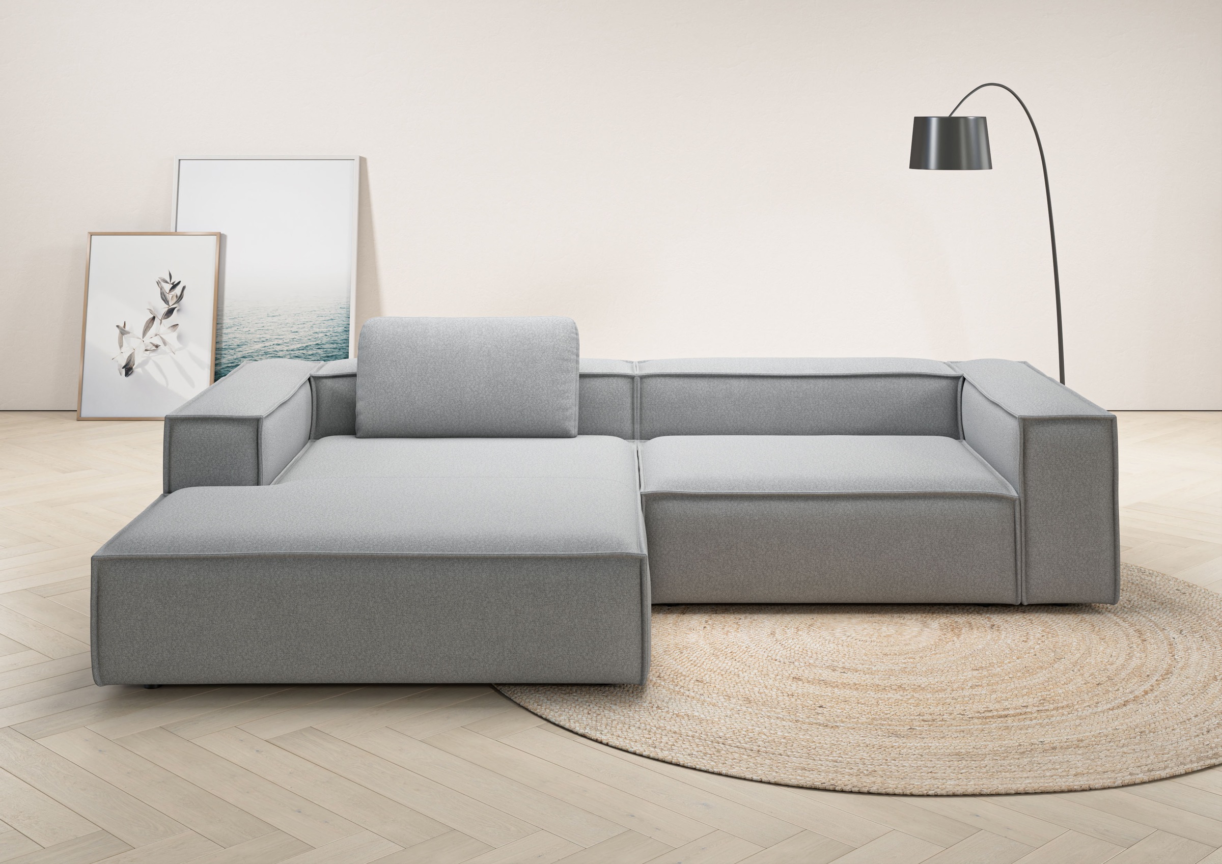 Home affaire Ecksofa »Watertown, modernes XXL L-Form, 306 cm breit« Großzüg günstig online kaufen