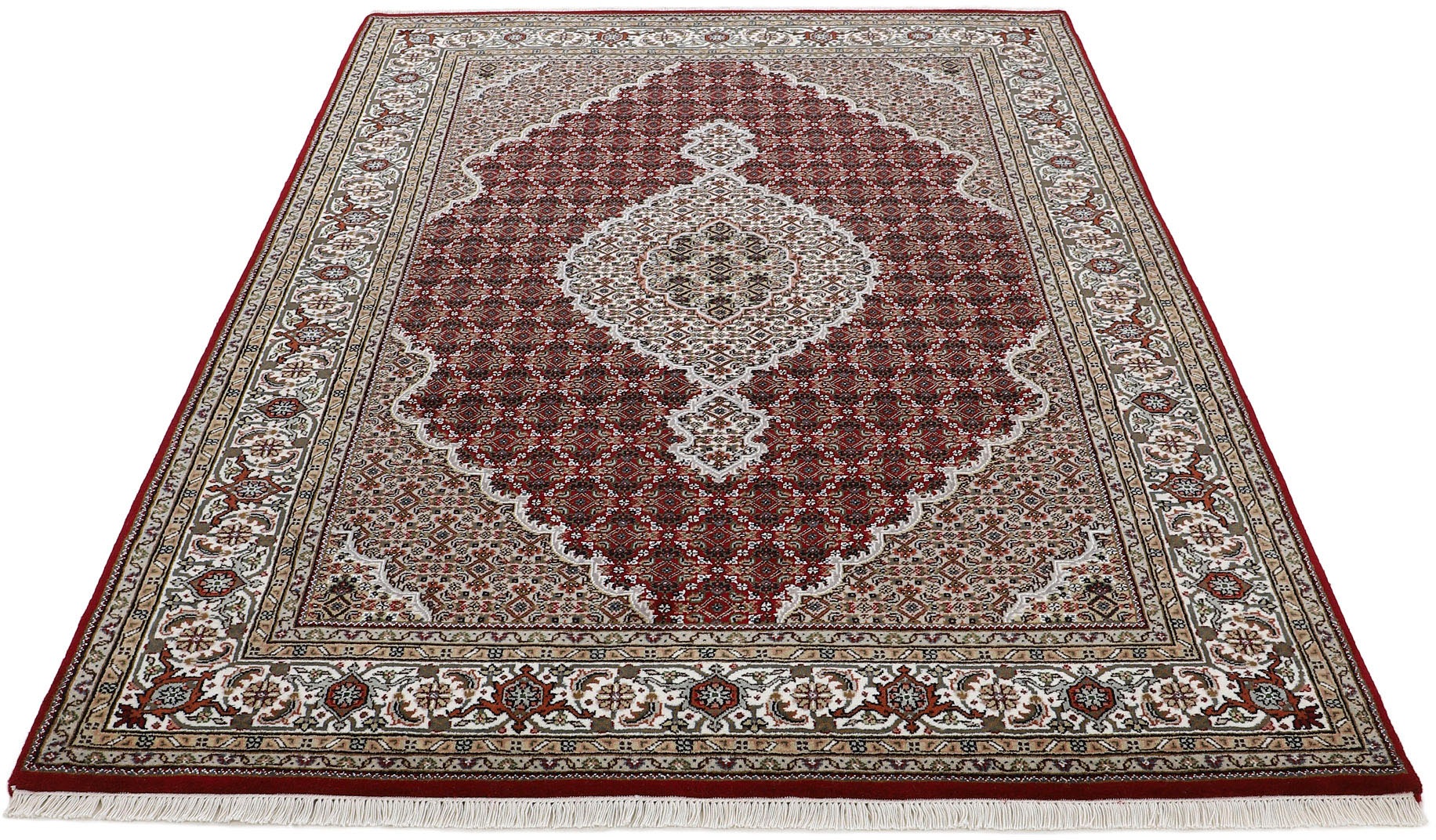 Woven Arts Orientteppich »Tabriz Mahi, auch als Läufer«, rechteckig, 15 mm günstig online kaufen