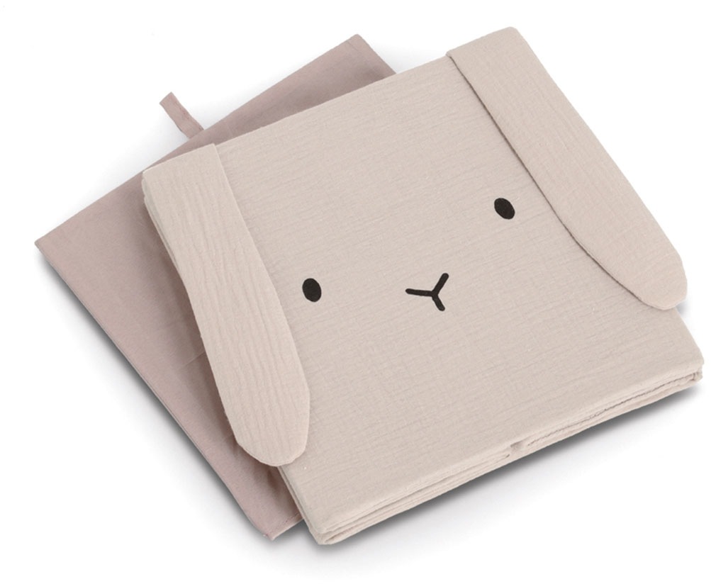 Zeller Present Aufbewahrungsbox »"Hase", Musselin«, Tiermotiv, kinderfreundlich, faltbar