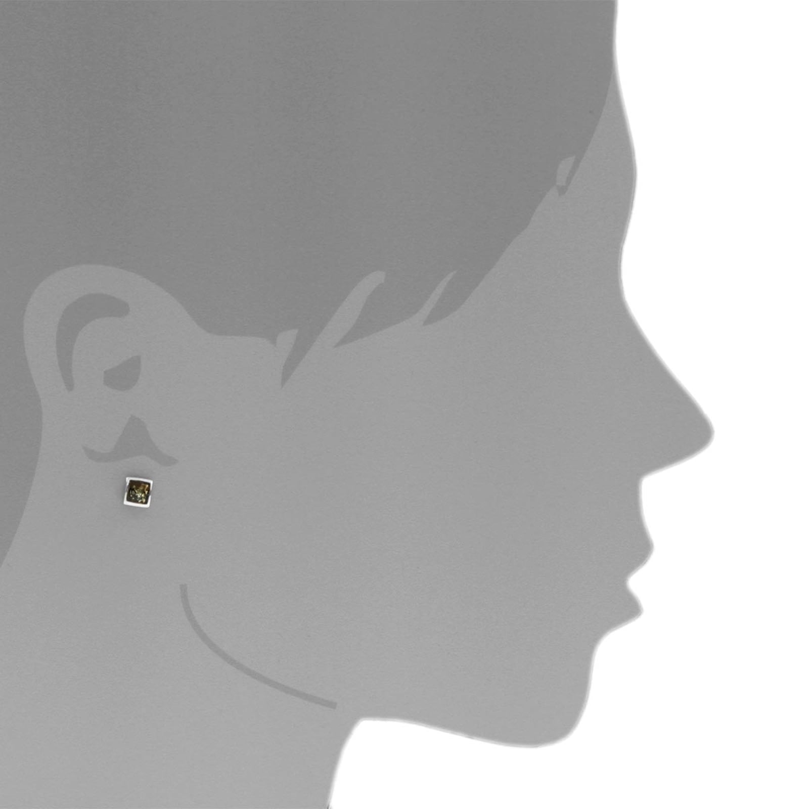 OSTSEE-SCHMUCK Paar Ohrstecker »Ostsee-Schmuck Ohrstecker Classic 5x5 mm«