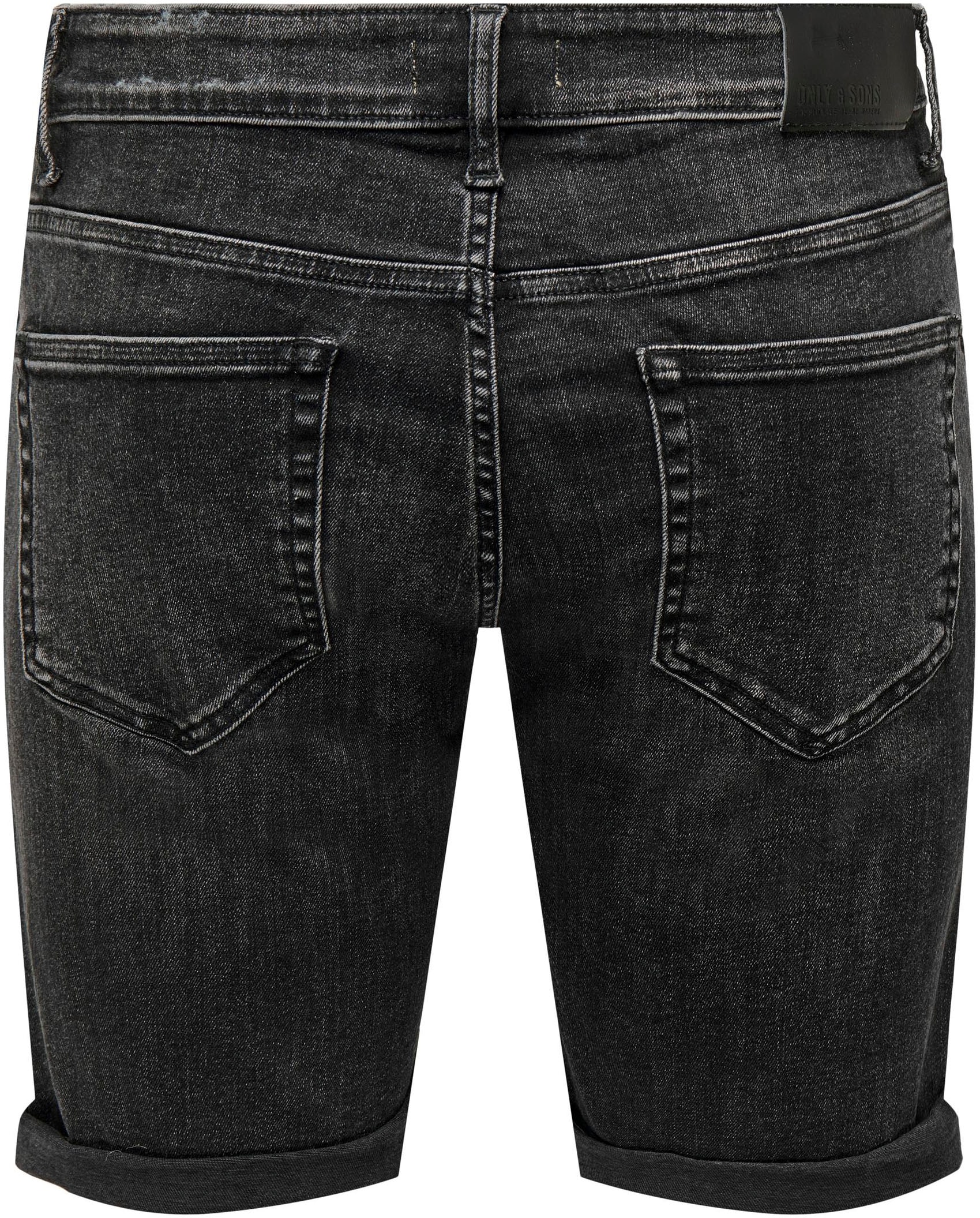 6. Bild von ONLY & SONS Jeansshorts »ONSPLY LIGHT BLUE 5189 SHORTS DNM NOOS«