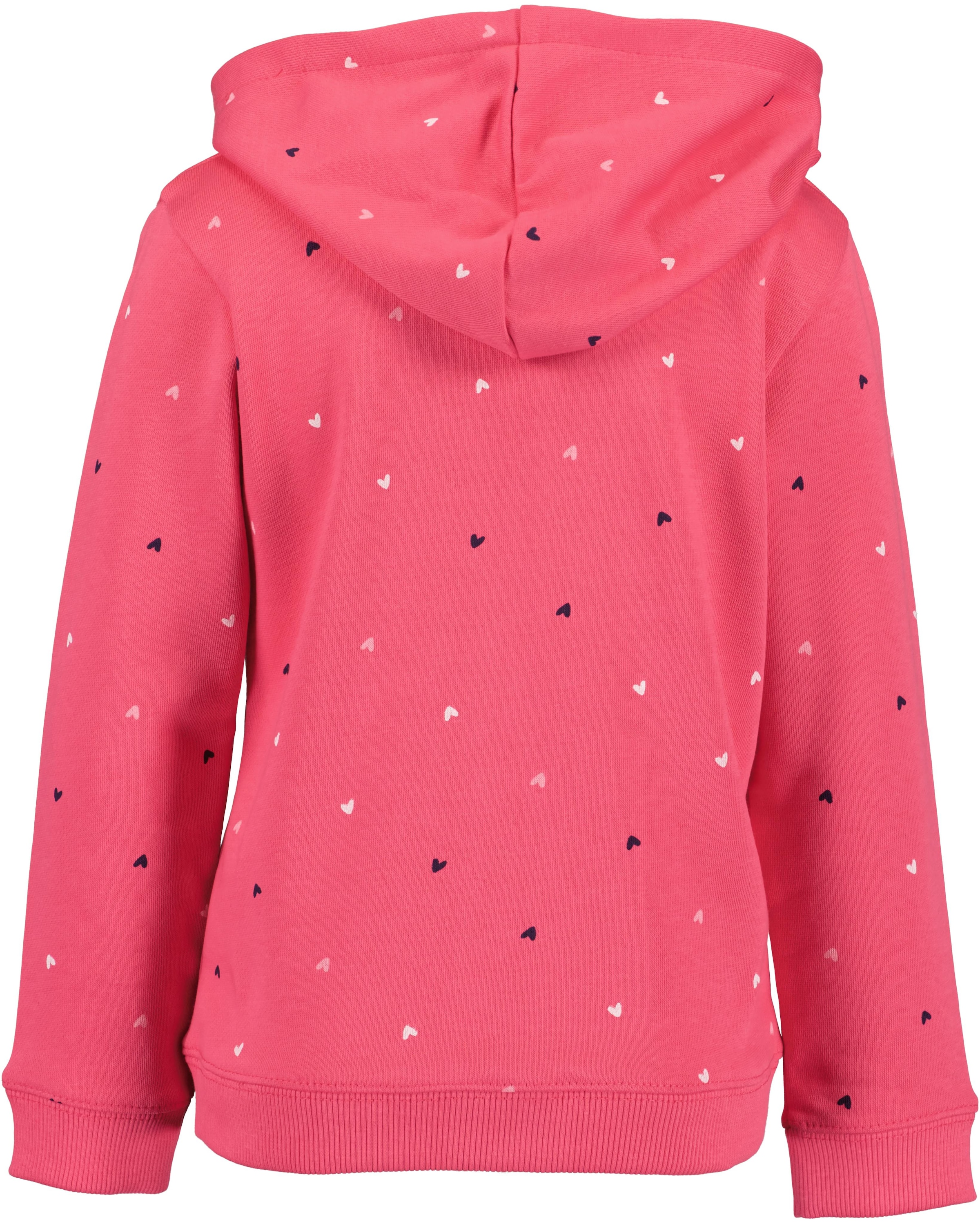 Blue Seven Kapuzensweatjacke Baumwollmischung, Allover-Druck