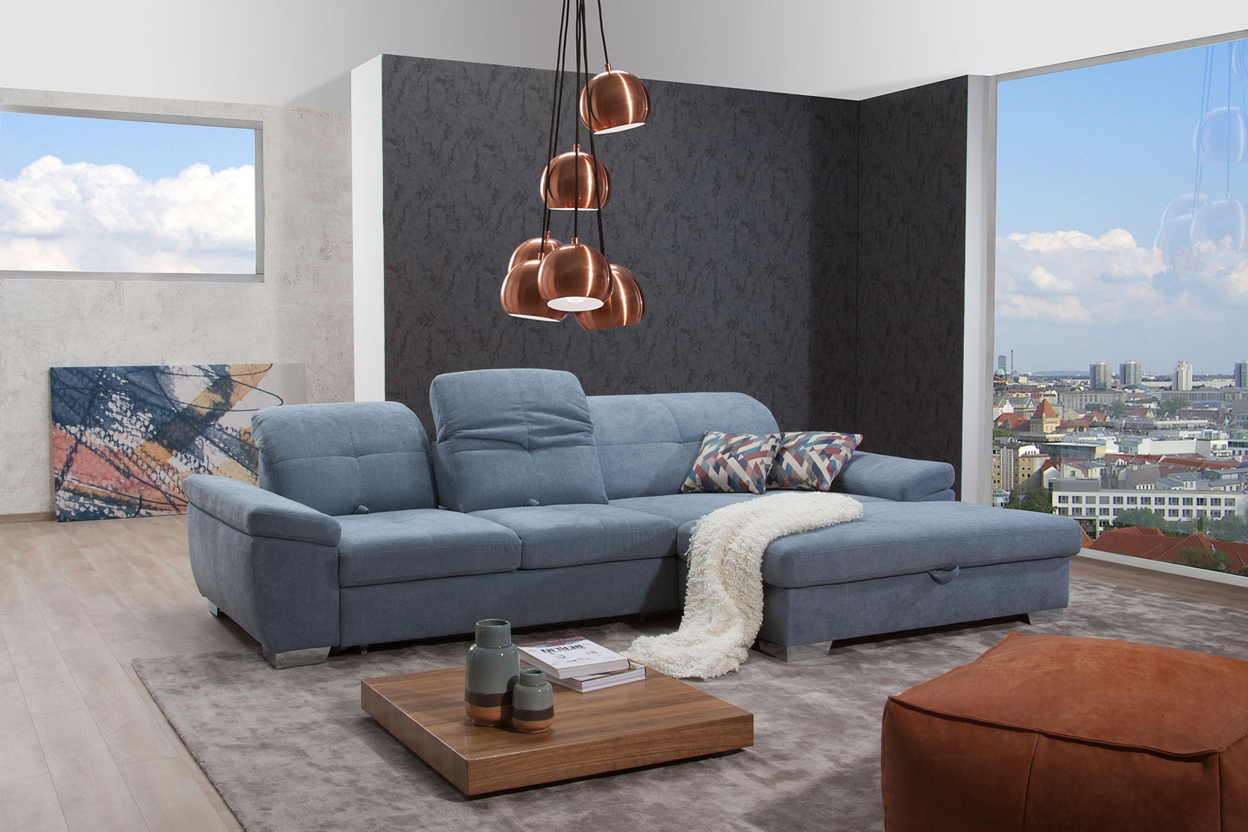 alina Ecksofa »Tessa« inkl. Sitztiefenverstellung, wahlweise mit Bettfunkti günstig online kaufen