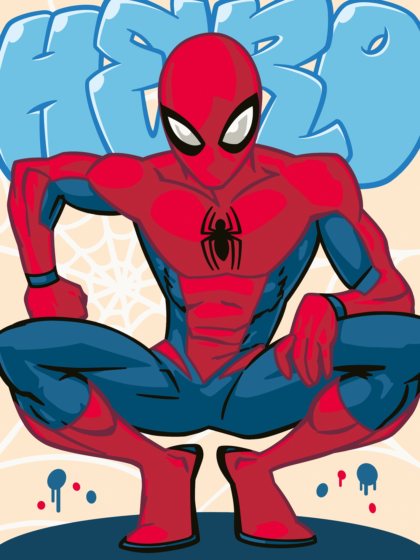 Ravensburger Malen nach Zahlen »CreArt, Adults Trend Marvel Der ultimative Spider-Man« Held der Nachbarschaft; Made in Europe