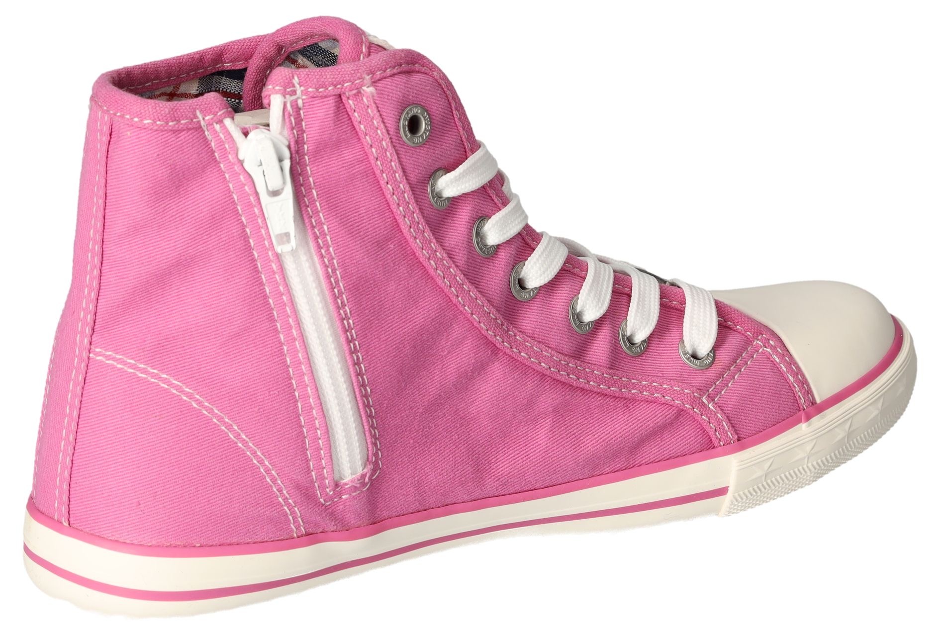 Mustang Shoes Sneaker, High Top-Sneaker, Schnürschuh mit Label in der Laufsohle