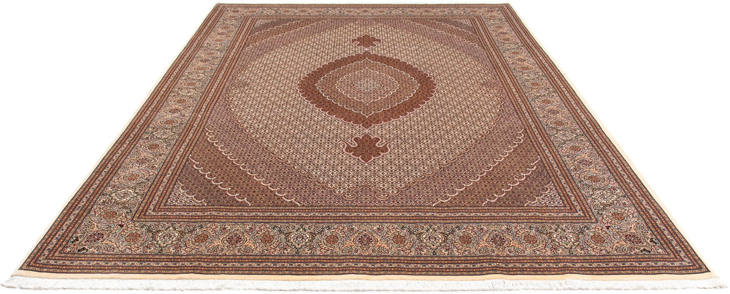 morgenland Orientteppich »Perser - Täbriz - 358 x 255 cm - hellbraun«, rech günstig online kaufen