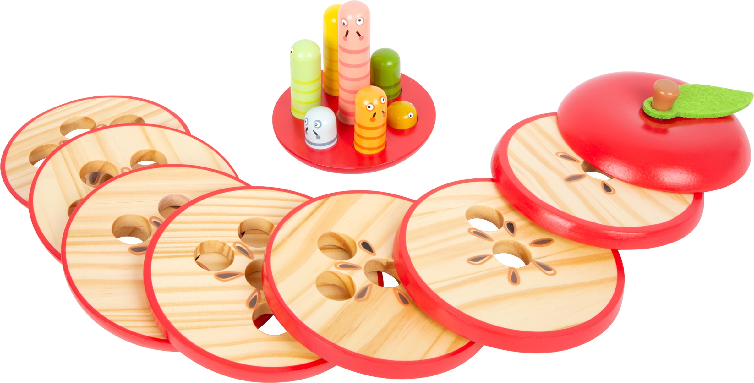 Small Foot Steckspielzeug »Logisteck Apfel«