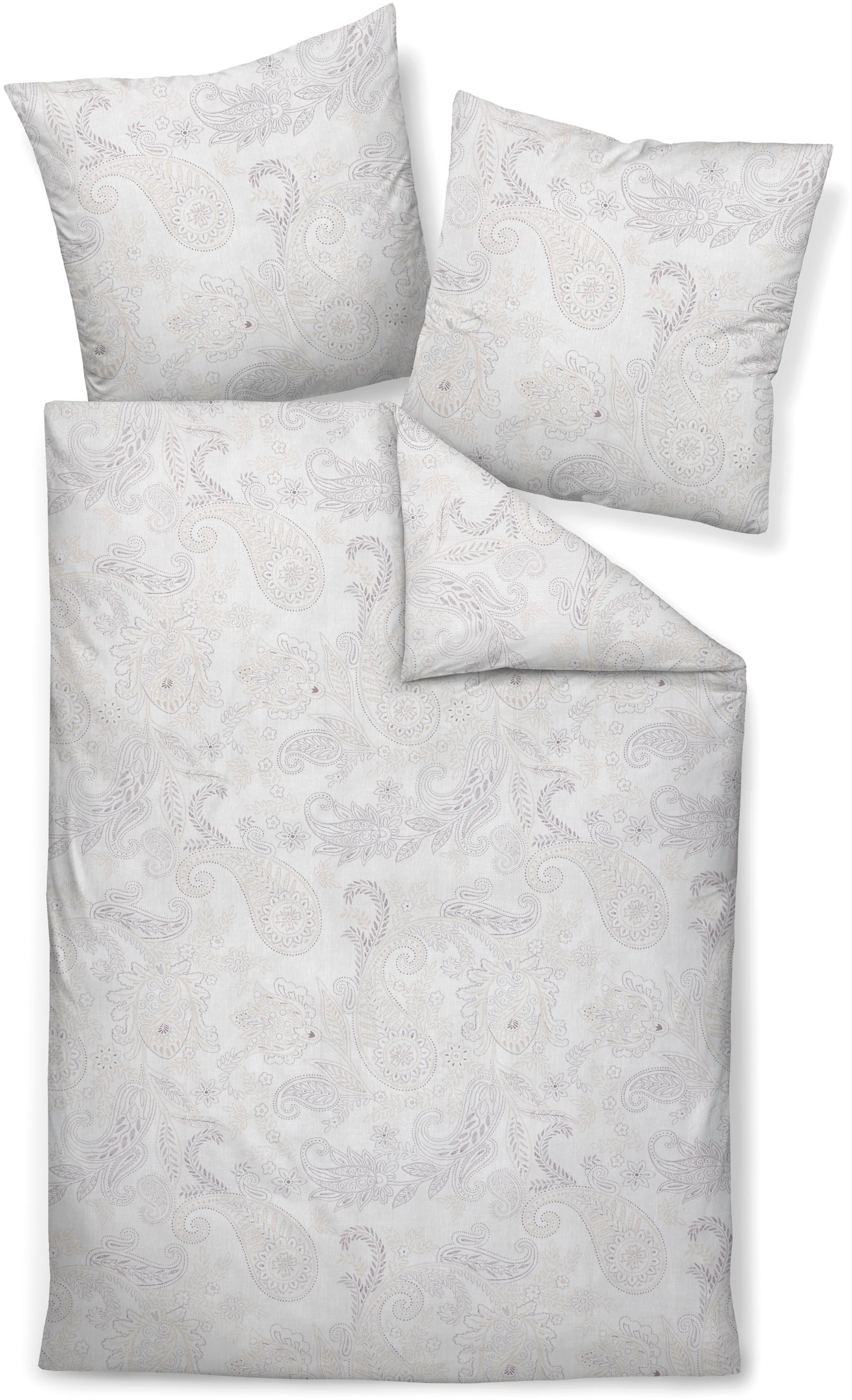 Janine Bettwäsche »Soft-Cotton71001 0«, mit Reissverschluss günstig online kaufen