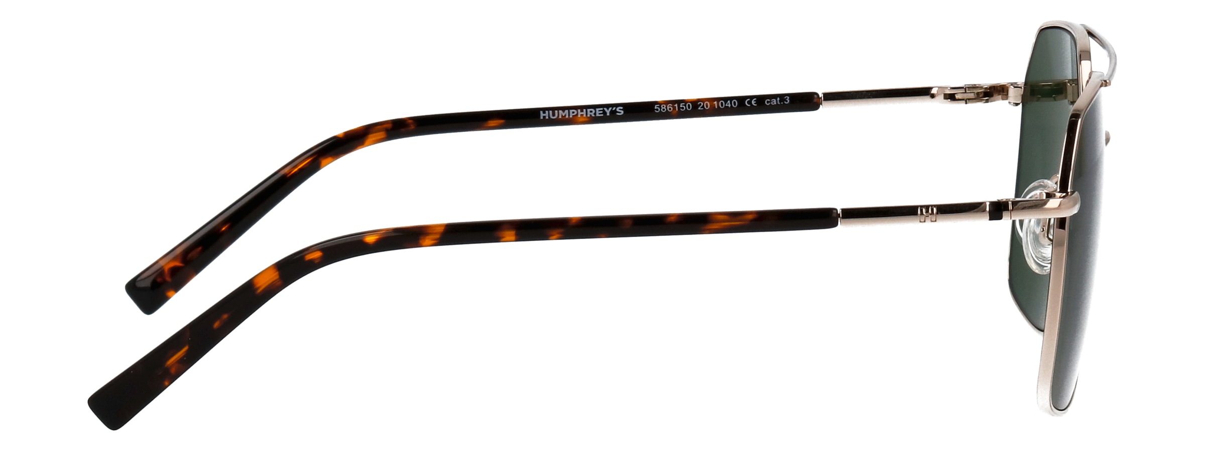 HUMPHREY´S eyewear Sonnenbrille »Modell 586150« Form Panto, Logoschriftzug auf Bügel, Metallfassung