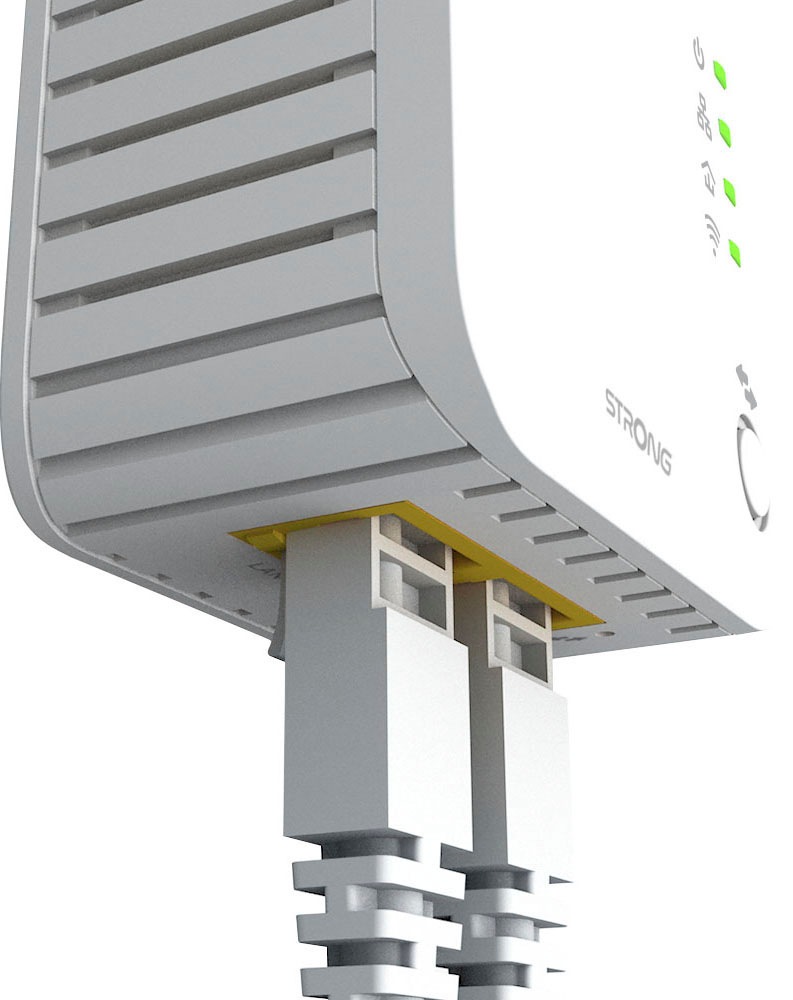 Strong Reichweitenverstärker »POWERLINE WI-FI 600 TRIPLE PACK«, 600 Mbit/s, WiFi, 3 Einheiten