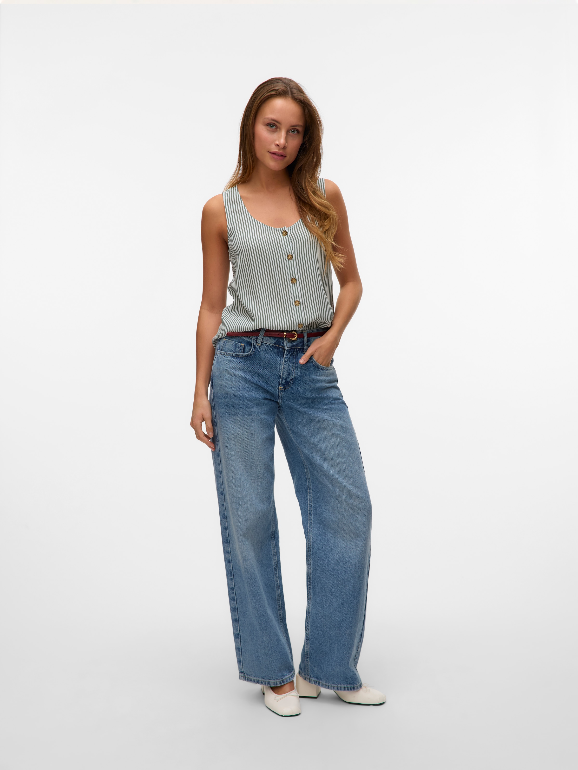 Vero Moda Blusentop »VMBUMPY SL SHIRT WVN GA NOOS«