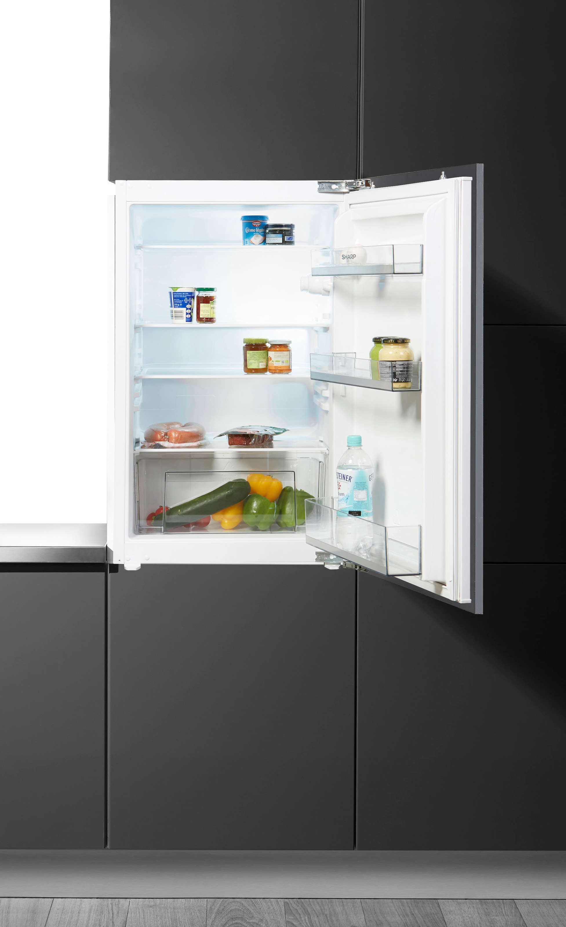 Sharp Einbaukühlschrank 87,5 cm SJ-LE134M0X-EU, auf bestellen »SJ-LE134M0X-EU«, breit cm Raten hoch, 54