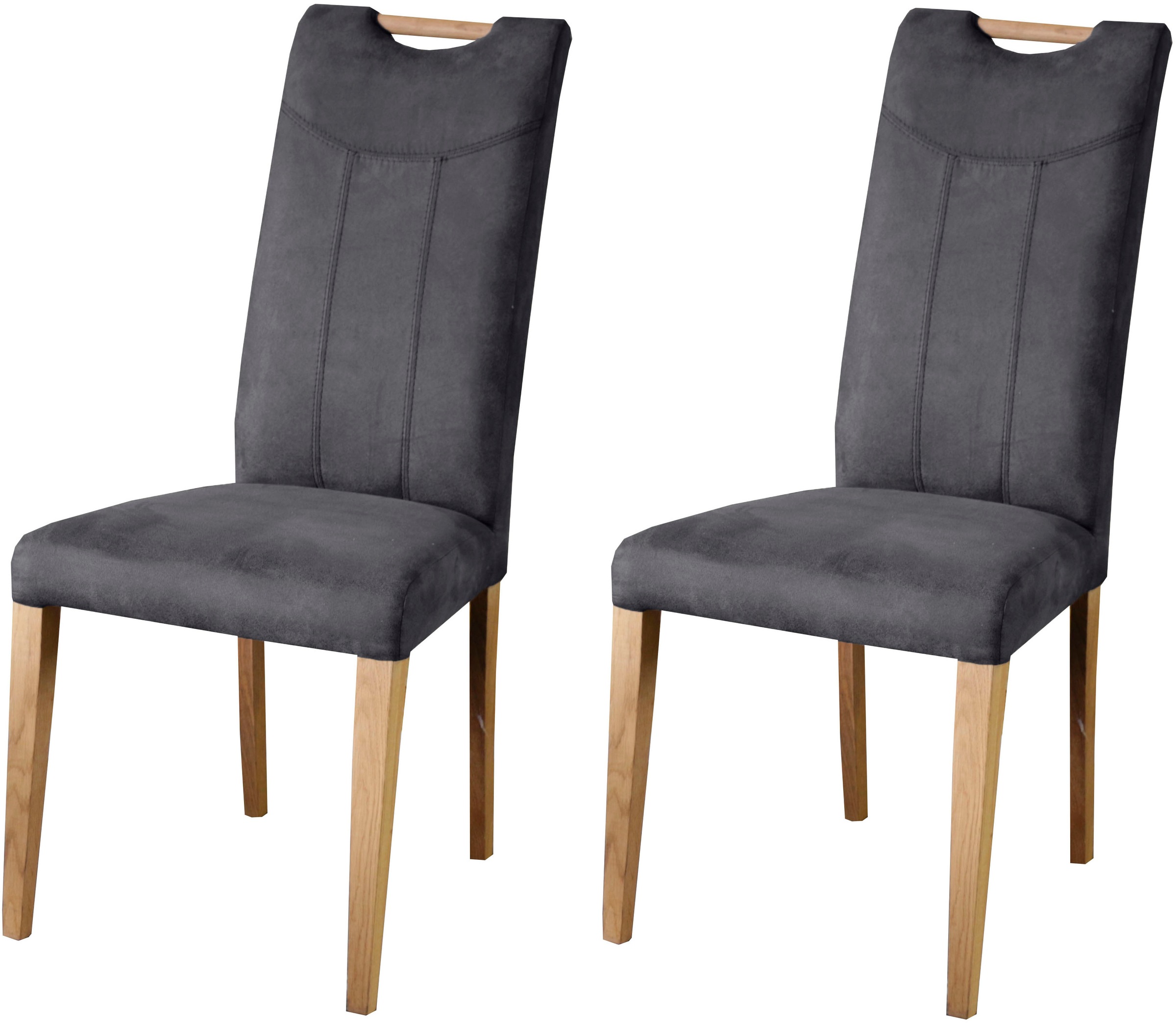 Home affaire Esszimmerstuhl »Roberta Polsterstuhl, Gestell Eiche massiv« (S günstig online kaufen