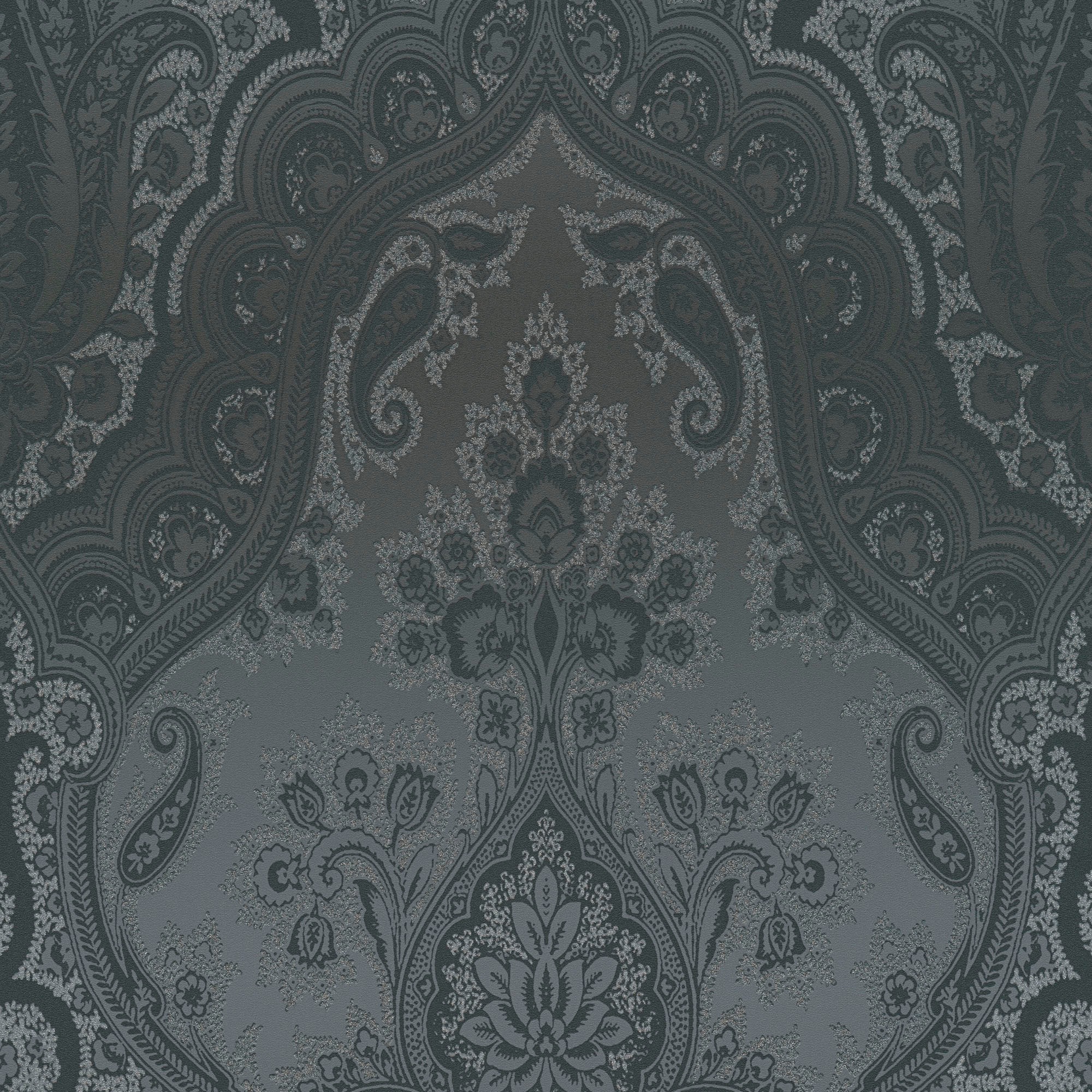 living walls Vliestapete »My Home My Spa«, Barock-ornamental-Glitzermuster, Barock Tapete Ornament Muster glitzernd Hintergrund matt glatt Vlies