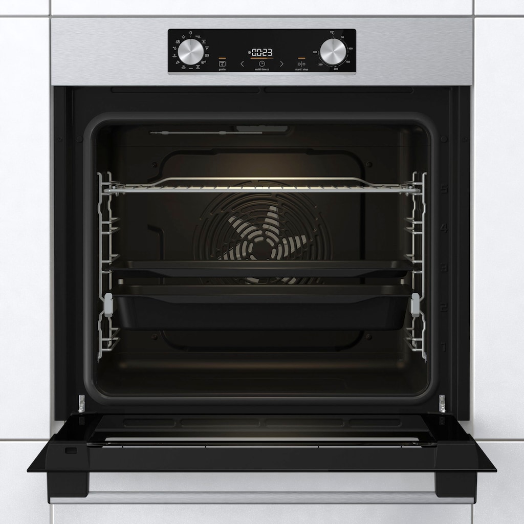 GORENJE Backofen-Set »Steam Set«, BOS6737E06X, mit 1-fach-Teleskopauszug