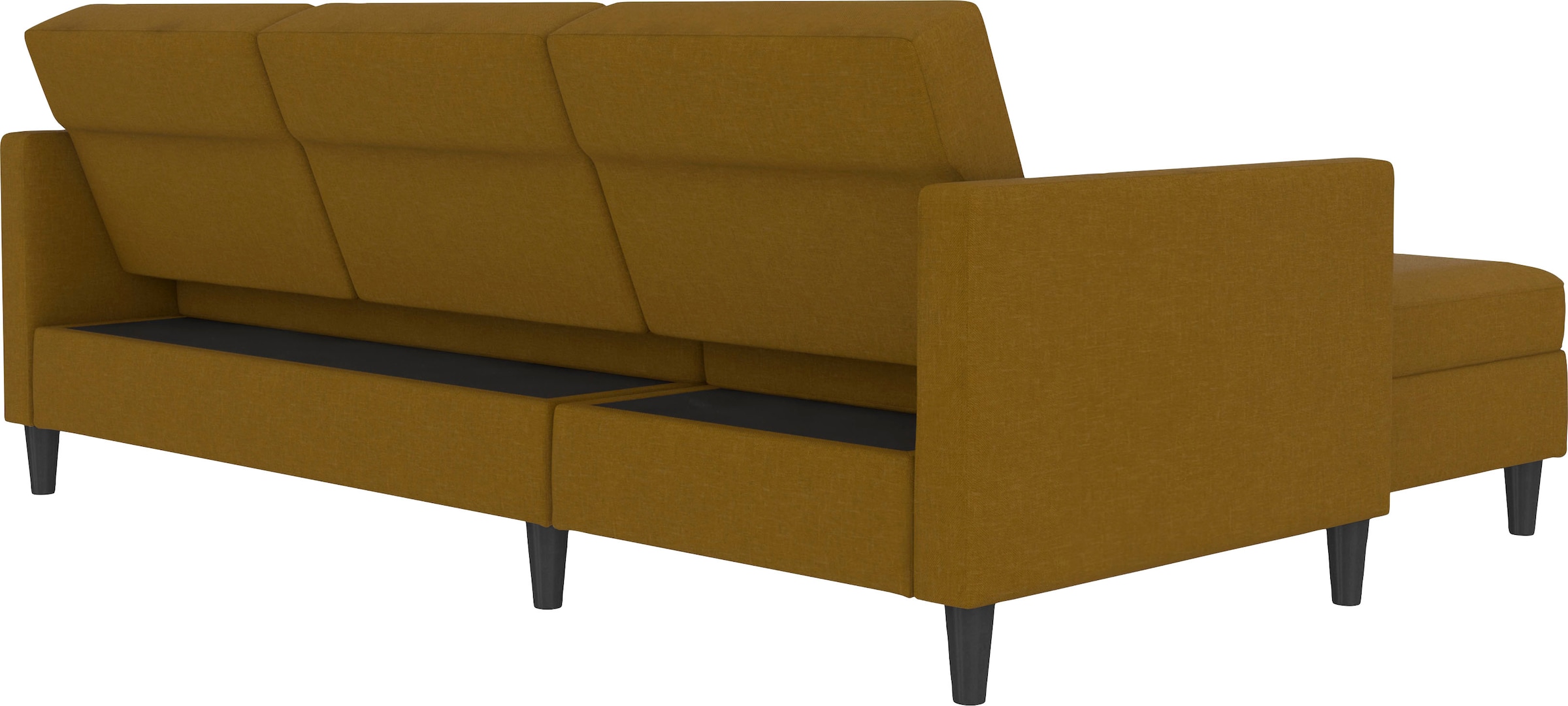 Dorel Home Ecksofa »Hartford II«, mit Bettfunktion und Stauraum, Recamiere beidseitig montierbar