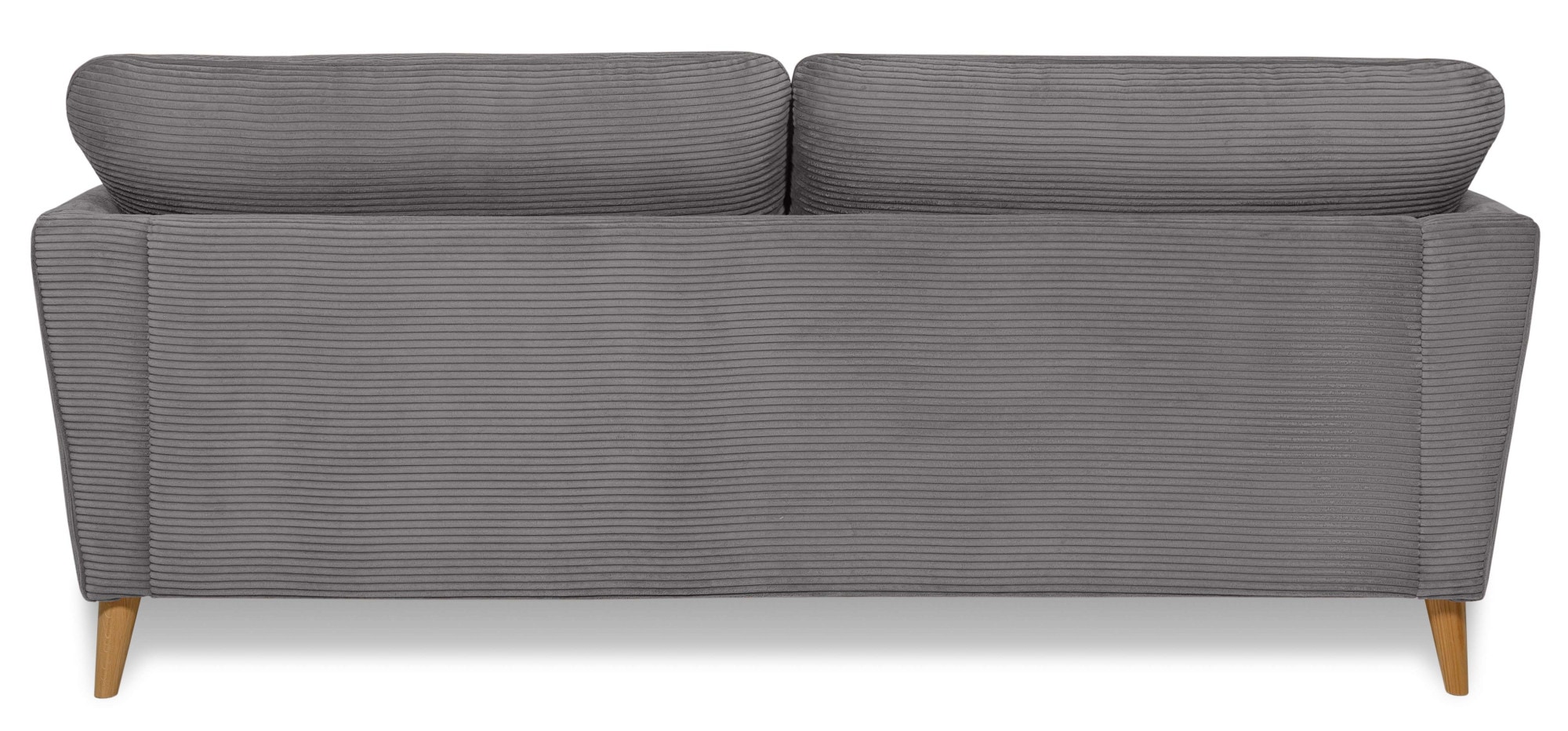 Home affaire 2-Sitzer »MARSEILLE Kompaktsofa 170 cm, Cord, Flachgewebe, Struktur, Webstoff«, Massivholzbeine Eiche, Landhausstil, Wellenunterfederung