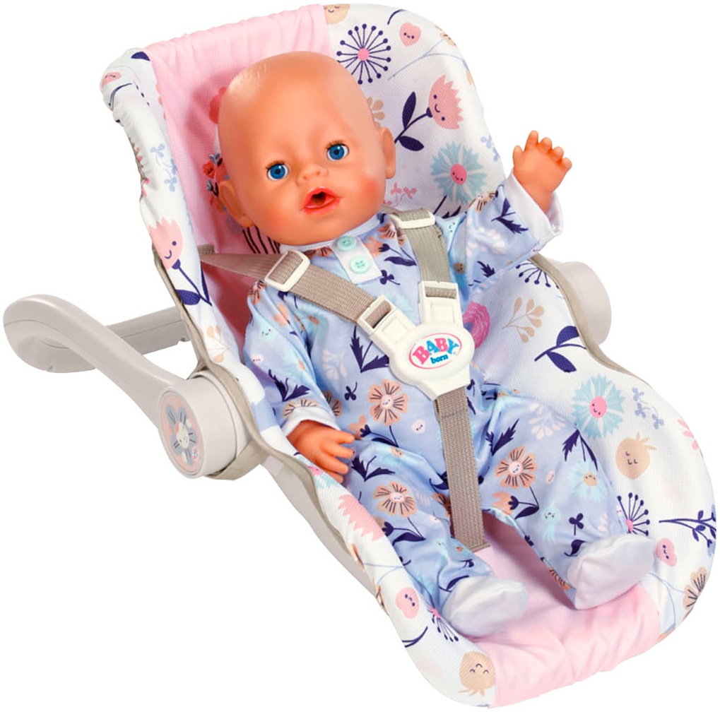 Baby Born Puppen Autositz »Babyschale Blumen«