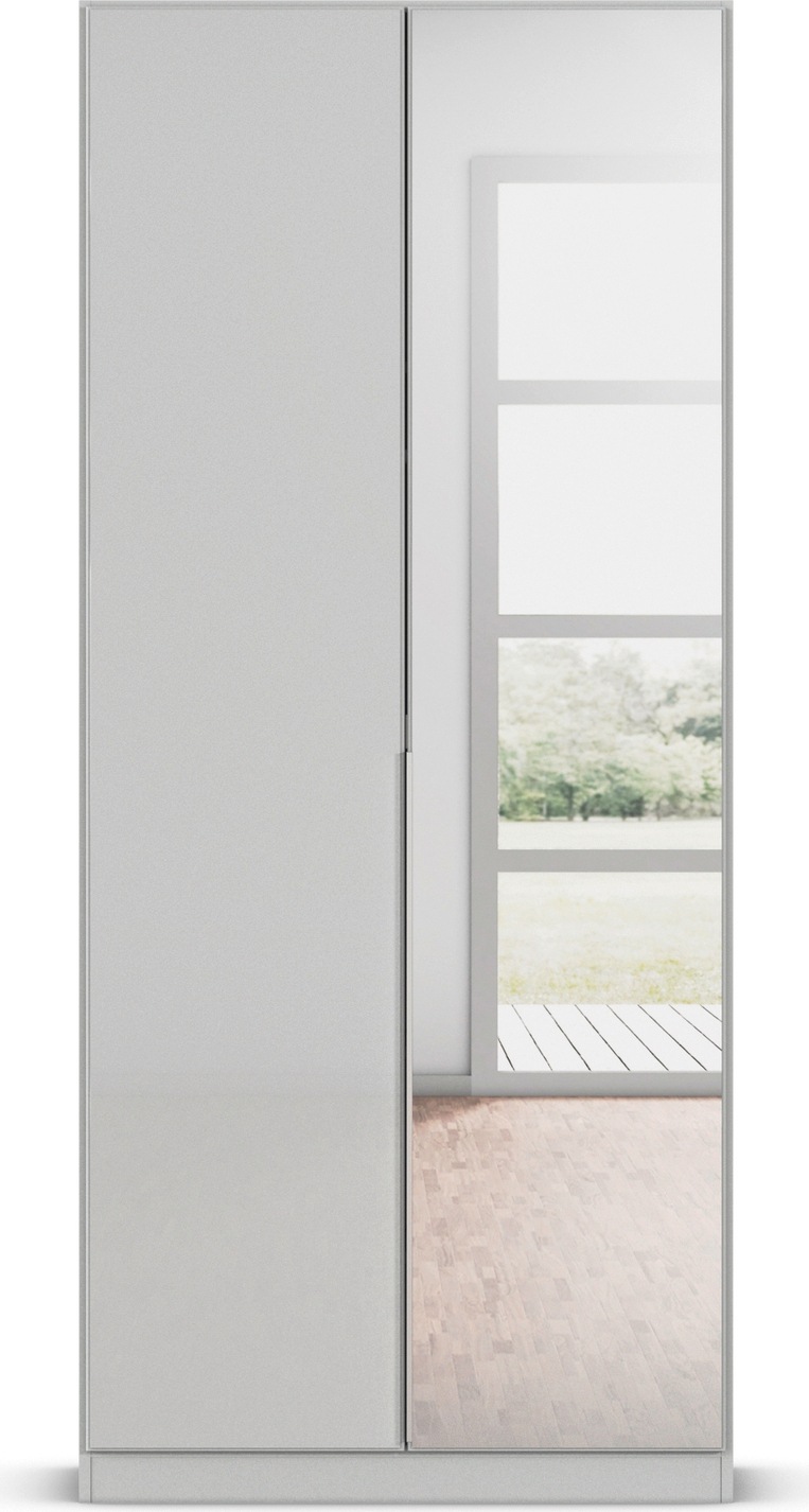 OTTO home Drehtürenschrank »Kleiderschrank Kleiderschränke Schrank Garderobe AGORDO mit Glasfront« in zwei Griff-Farben, Breiten 91-360 cm,  durchdachte Innenausstattung, in 7 Breiten und 2 Höhen MADE IN GERMANY