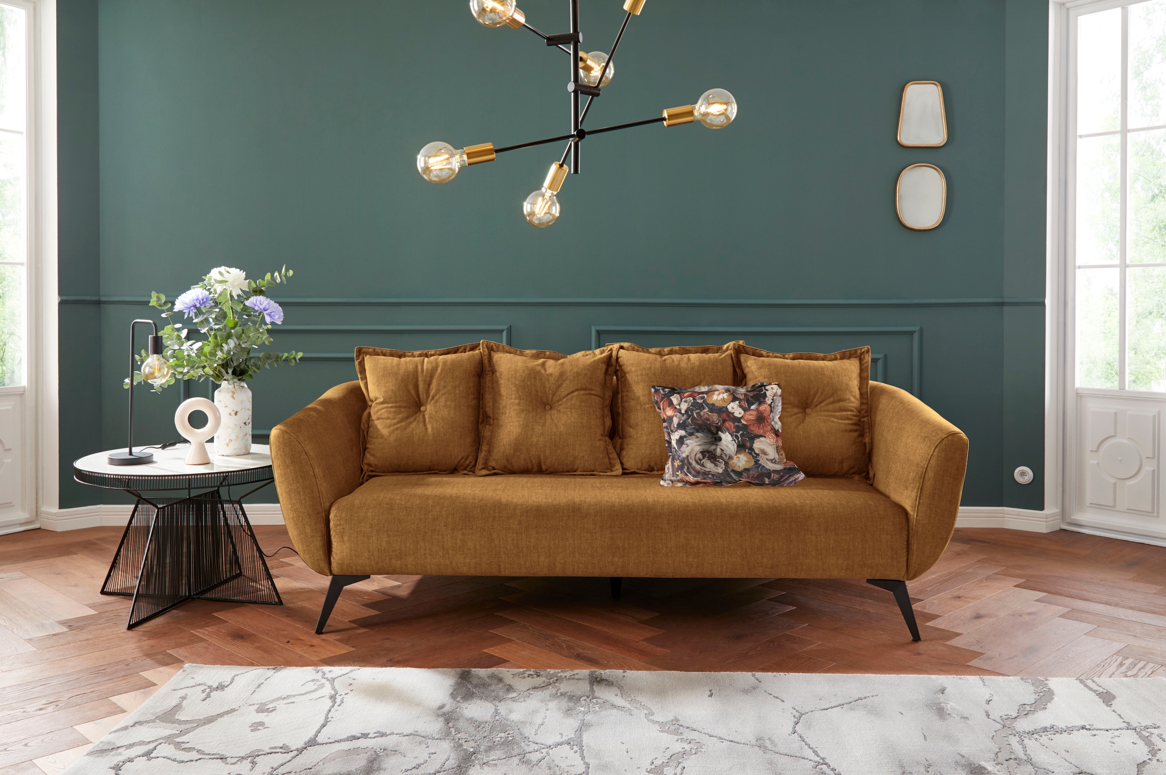 Home affaire 3-Sitzer »Baggio« Zierkissen inklusive günstig online kaufen