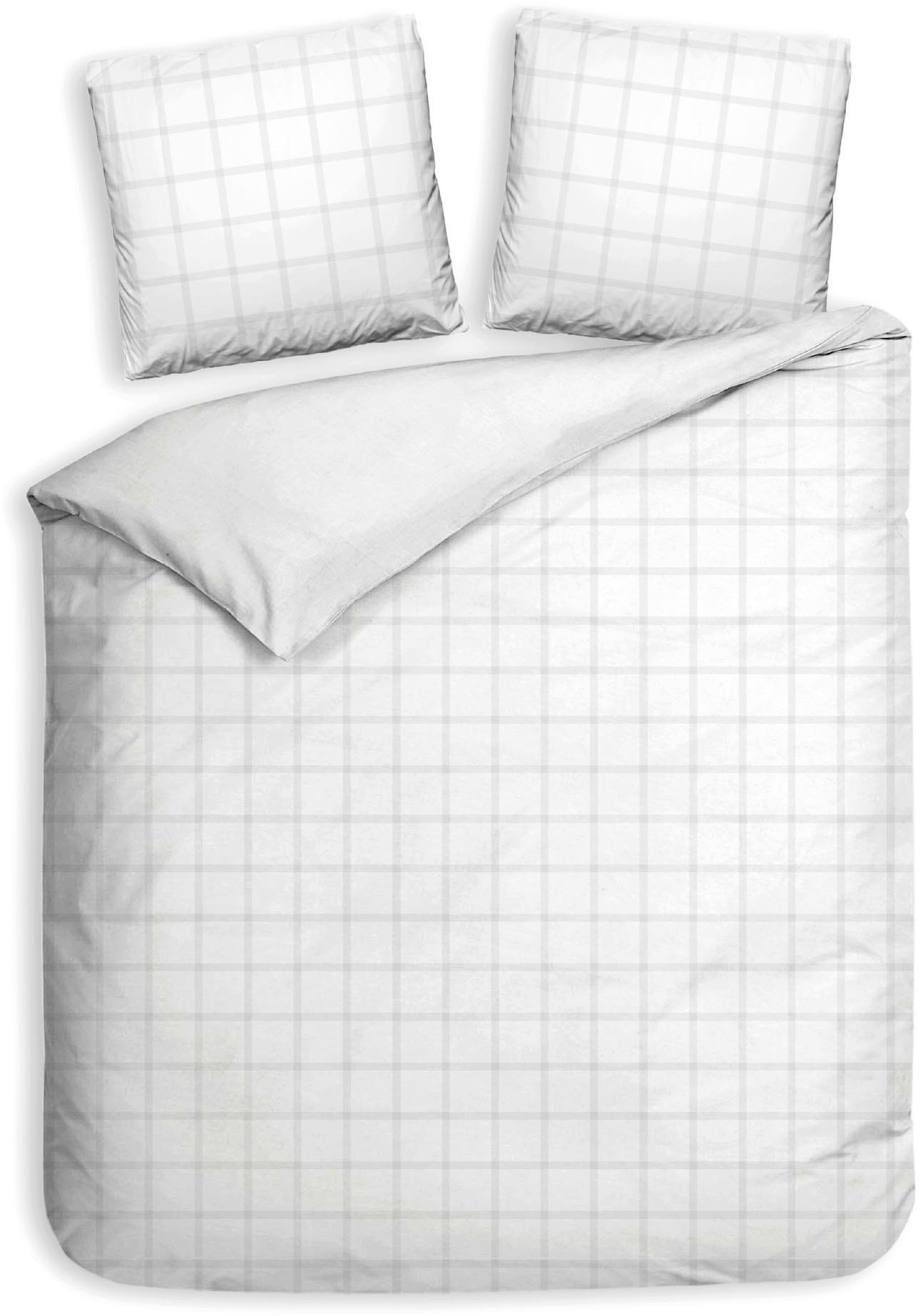 Heckett & Lane Wendebettwäsche »Diamante« 3 Stk. tlg. kariert, hochwertiges günstig online kaufen