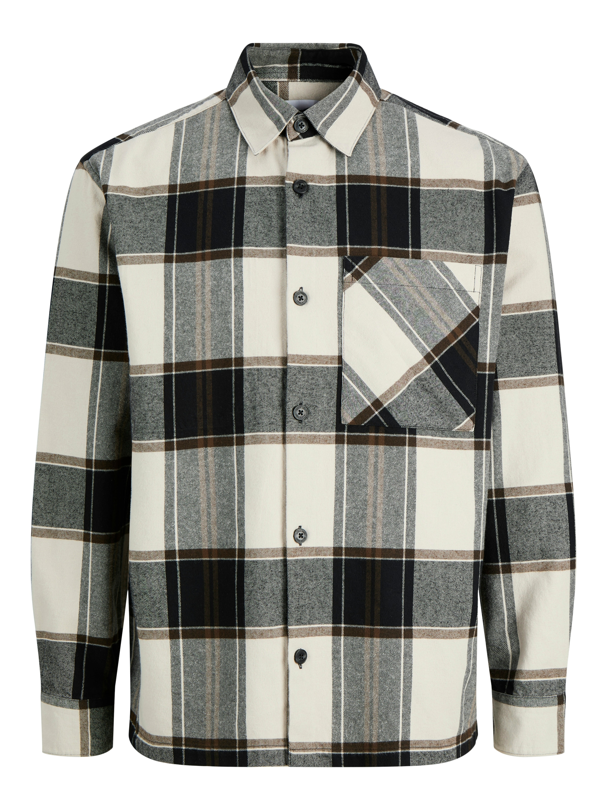 Jack & Jones Langarmhemd »JJEJACKSON OVERSHIRT LS SN« Baumwolle, relaxed fit