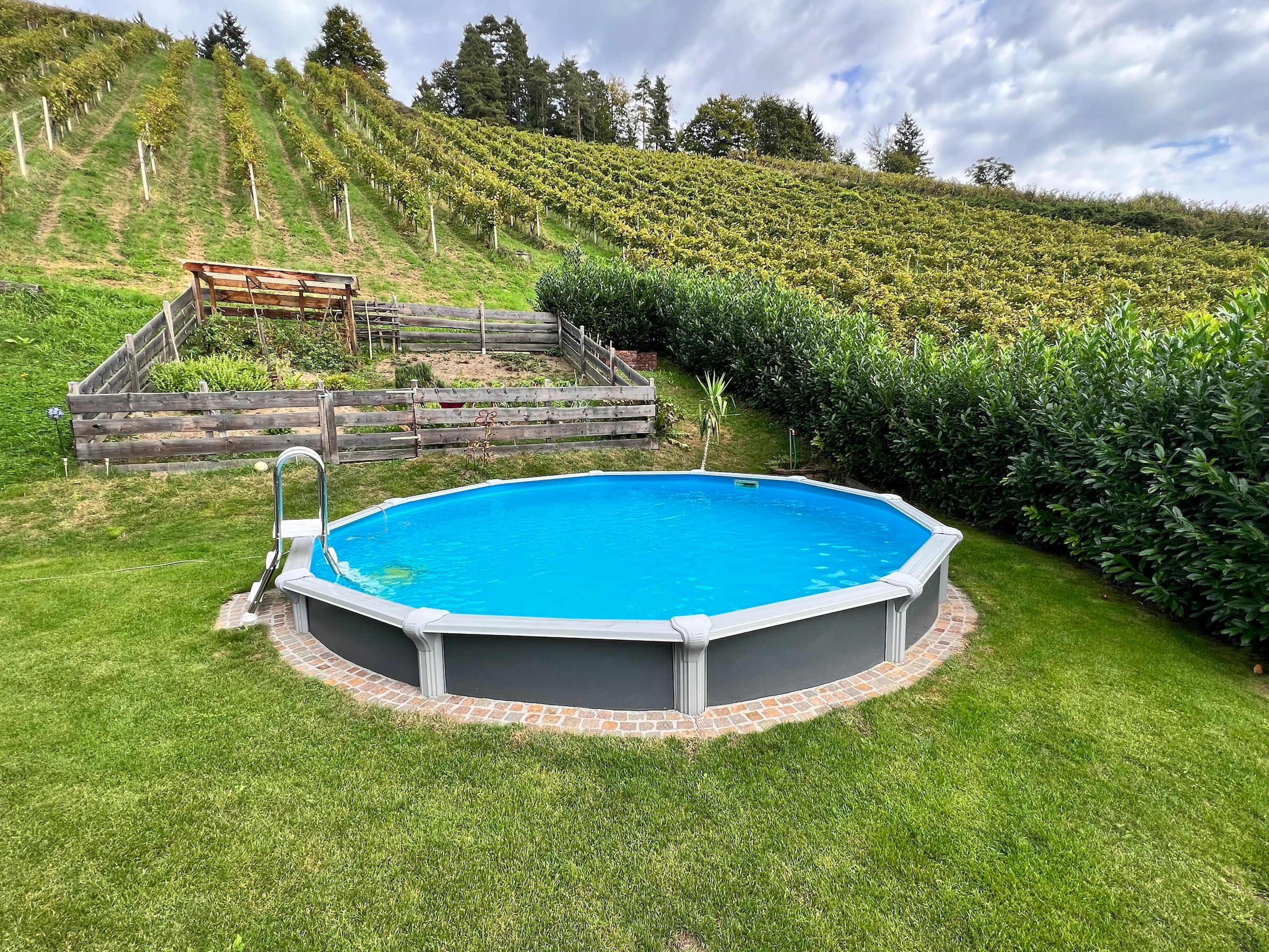 KWAD Rundpool »Green line Evolution«, (Komplett-Set, 10 tlg.), 4,6x1,32 Design Folie in blau, sand oder grau erhältlich