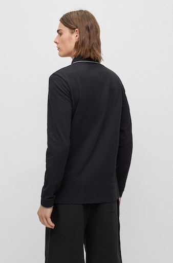 BOSS ORANGE Poloshirt »Passertiplong«, in feiner Baumwollqualität bestellen | Rundhalsshirts