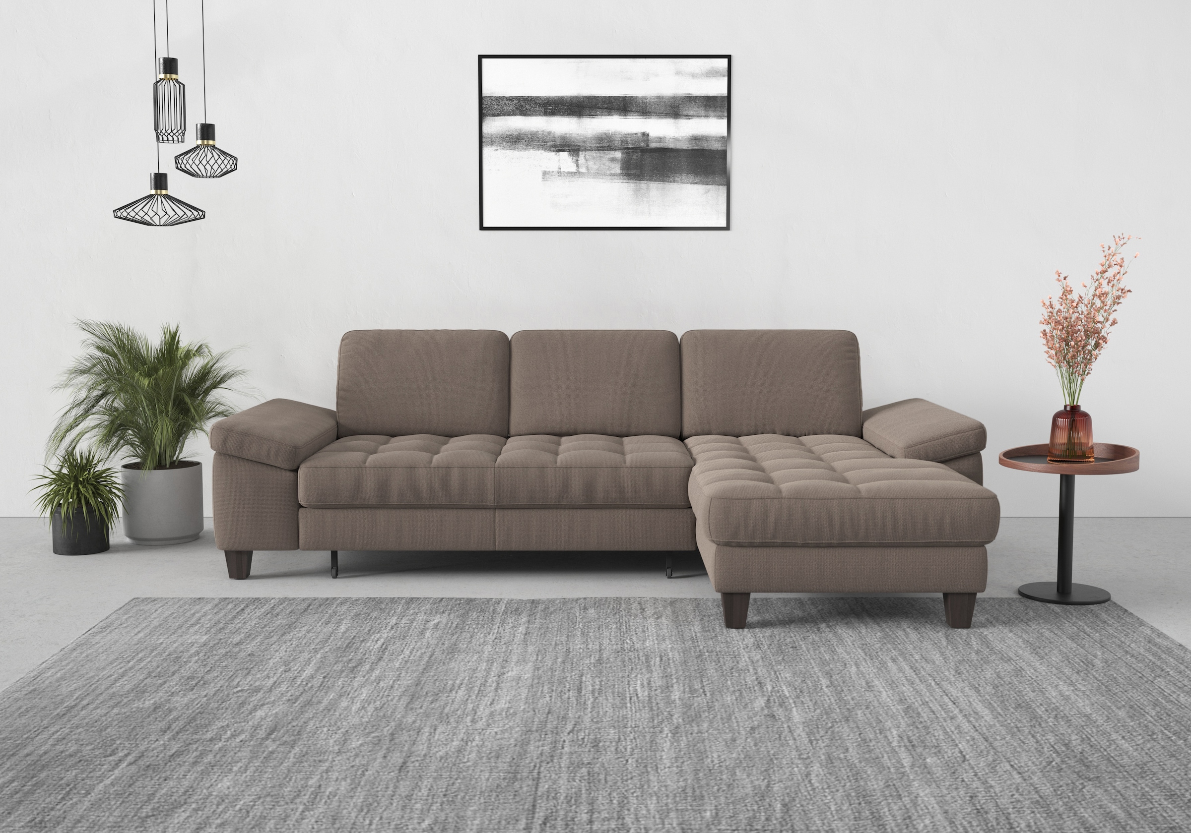 sit&more Ecksofa "Westham L-Form", Recamiere, mit oder ohne Bettfunktion, B günstig online kaufen