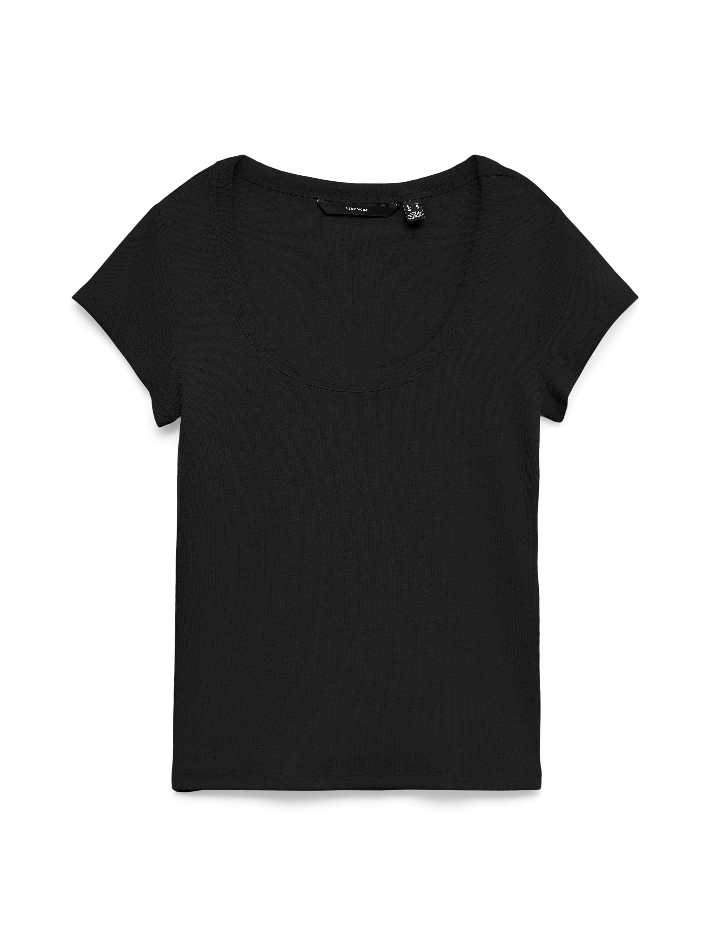 Vero Moda Kurzarmshirt »VMCHLOE CS SHORT U-NECK NOOS« Baumwollmischung