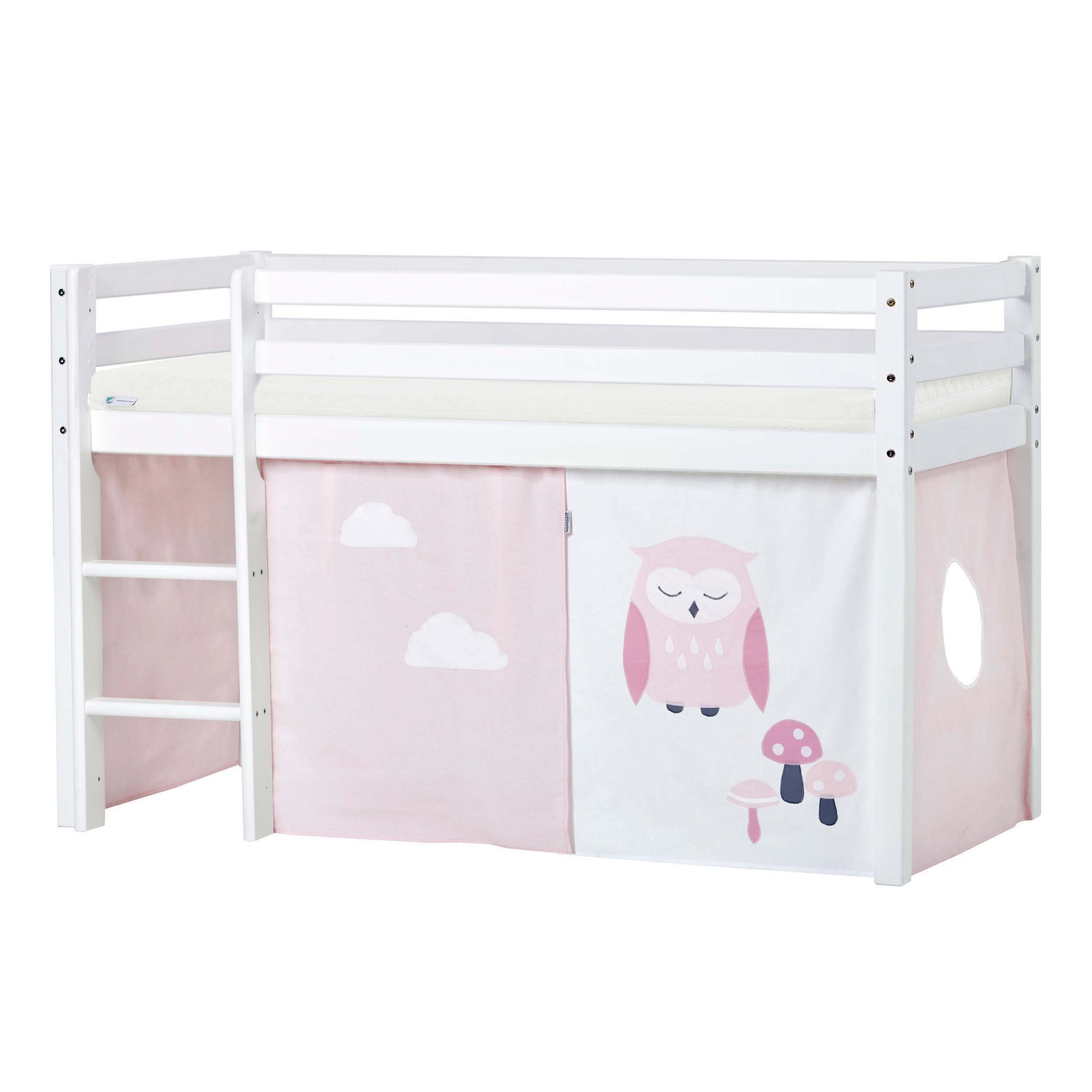 Hoppekids Hochbett "ECO Dream, Kinderbett, Spielbett, Halbhohes Bett aus Ma günstig online kaufen