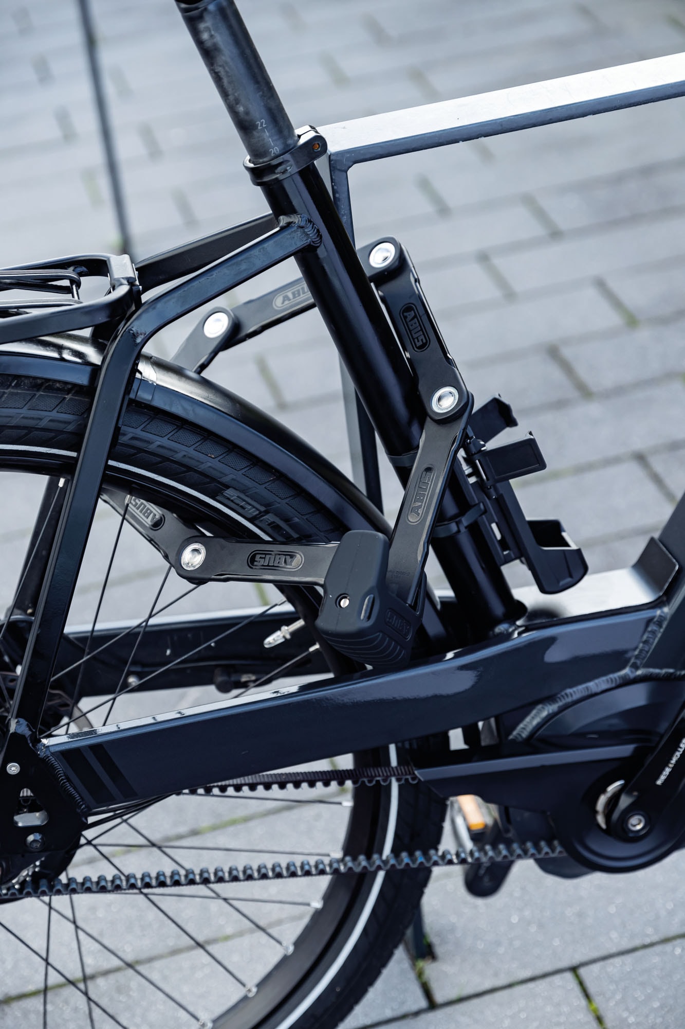 ABUS Faltschloss »Bordo Granit 6500K SH«, (mit Halterung)