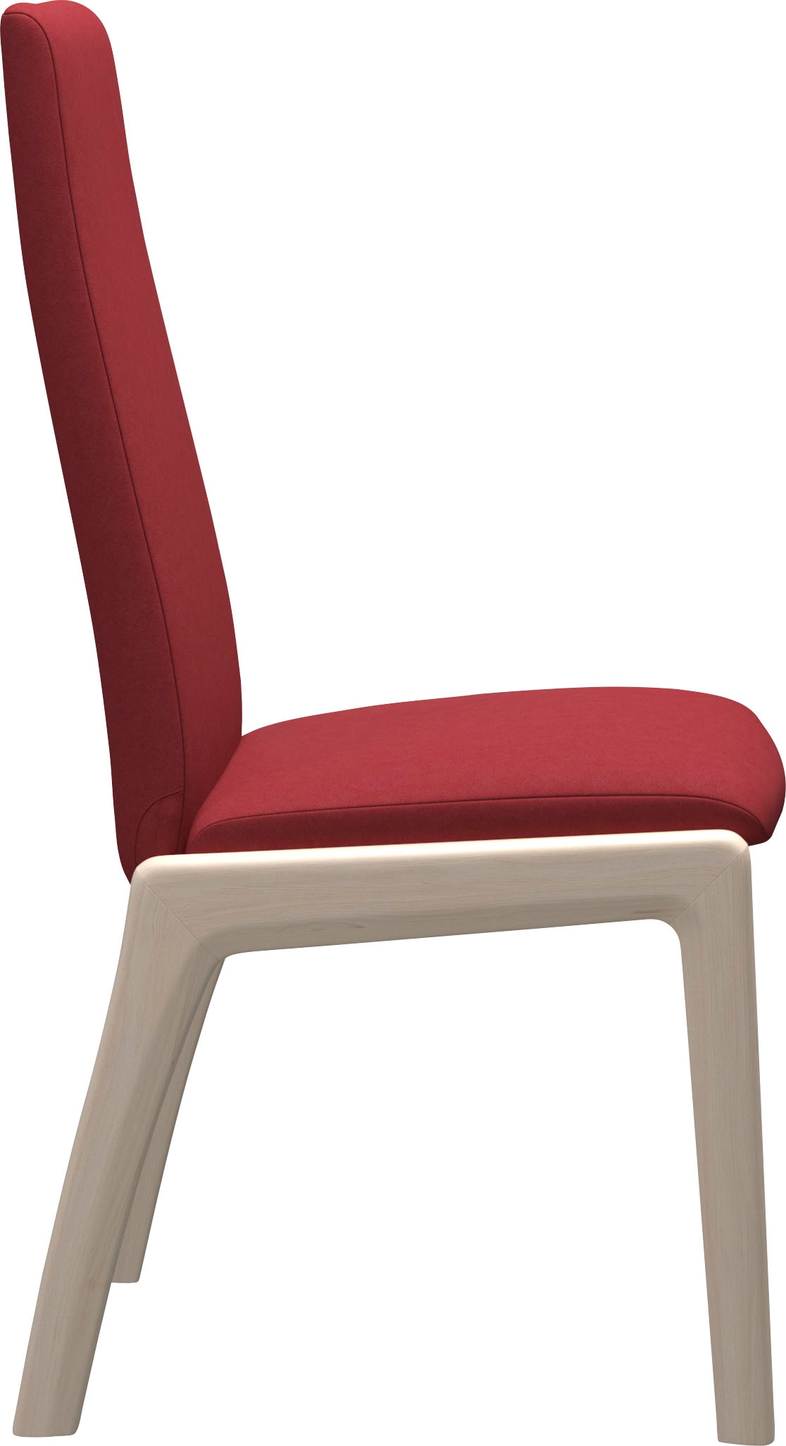 Stressless® Polsterstuhl »Laurel«, Microfaser DINAMICA, High Back, Größe M, mit abgerundeten Beinen in Eiche gekalkt