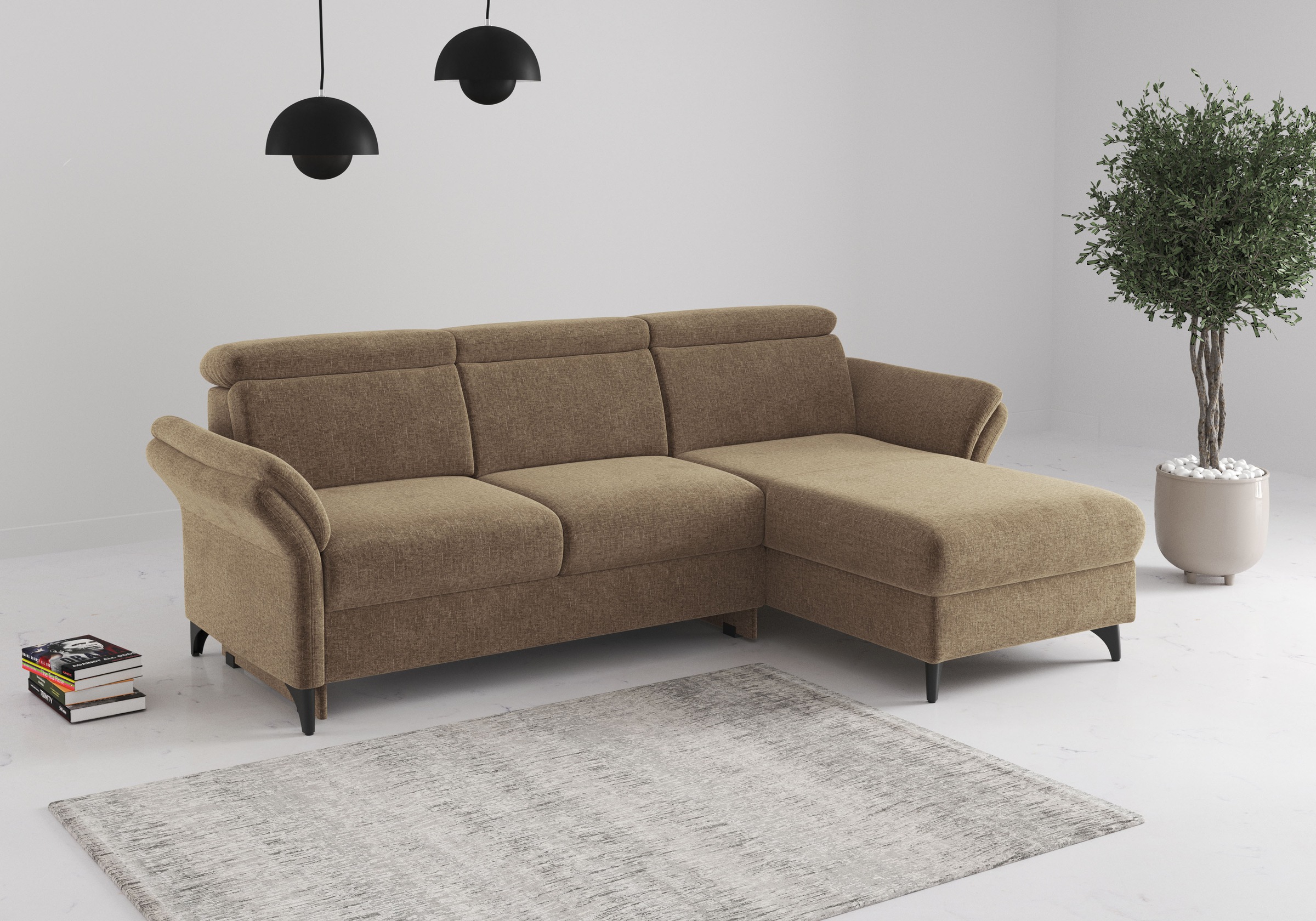 sit&more Ecksofa »Glendale« inkl. Kopfteilverstellung,wahlweise mit Vorzieh günstig online kaufen