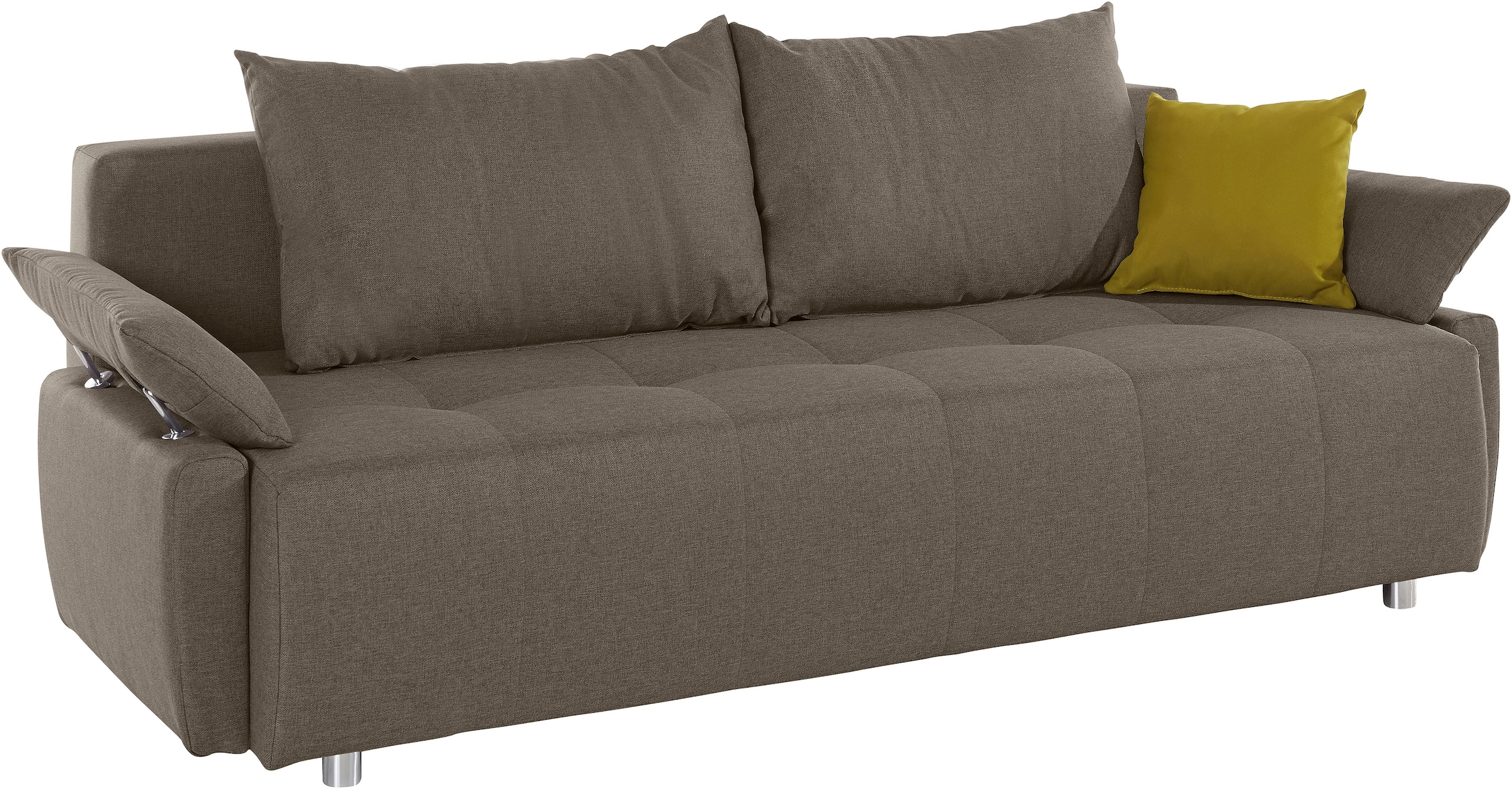 COLLECTION AB Schlafsofa »Funtastic«, mit Federkern, Bettfunktion, inklusive 2 Rücken- und 1 Zierkissen