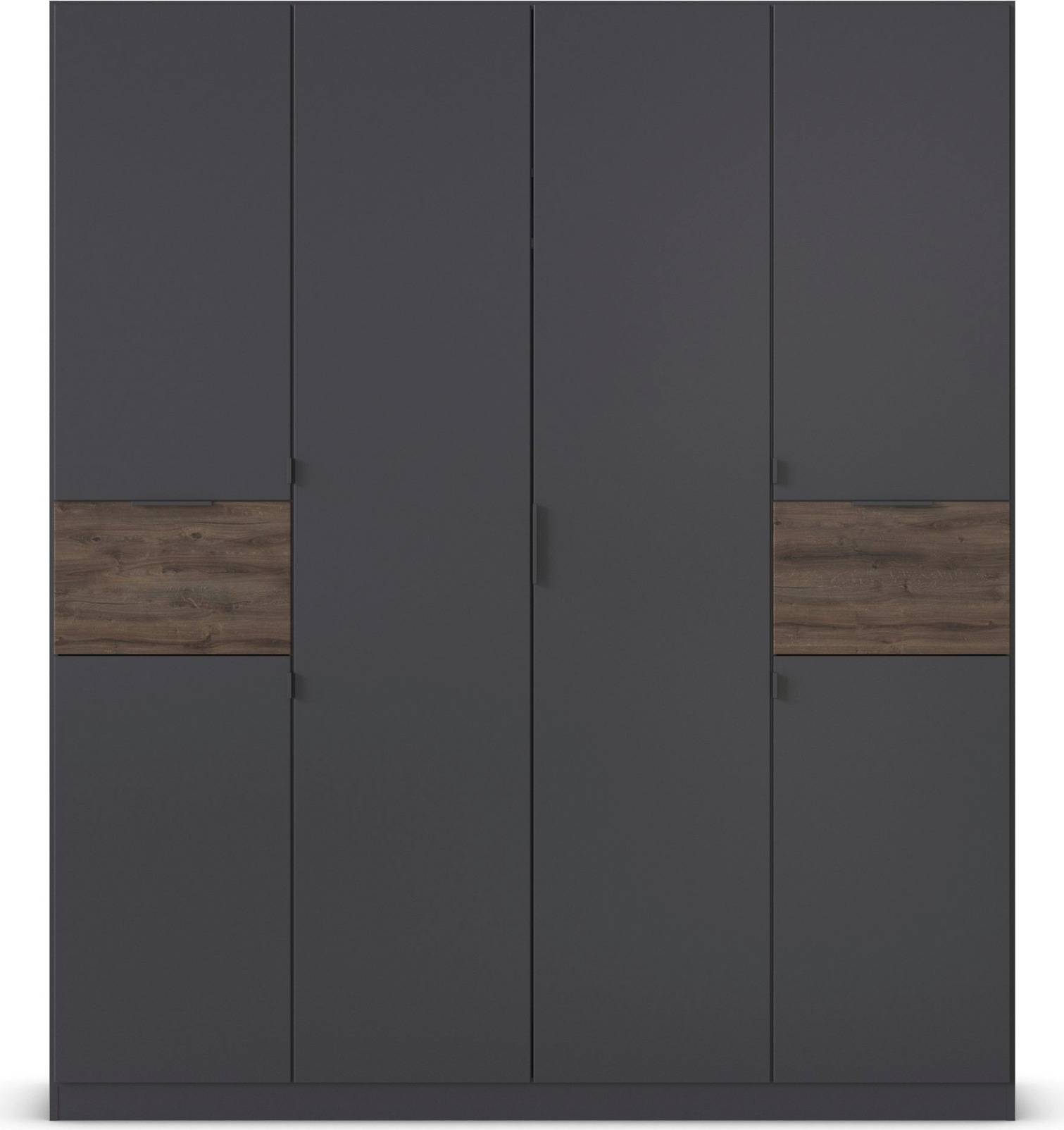 rauch Drehtürenschrank »Kleiderschrank Schrank Garderobe Wäscheschrank TICAO«, (Schubladen in der Höhe variabel positionierbar), mit 2 geräumigen Schubladen, viel Stauraum MADE IN GERMANY