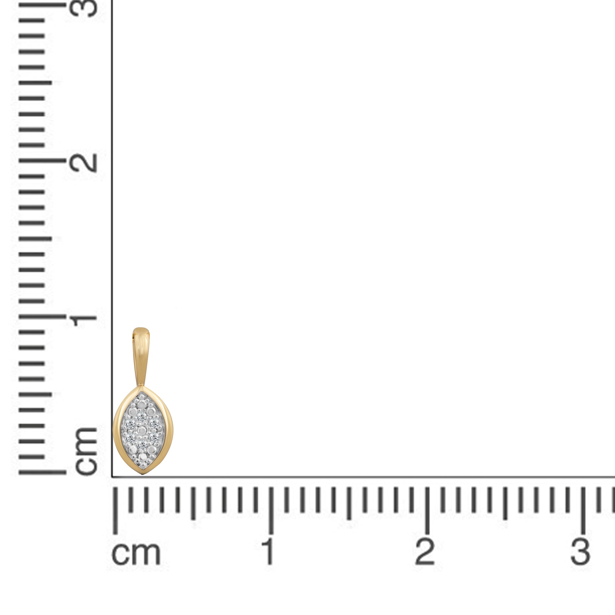 Orolino Kettenanhänger »585 Gold mit 6x Brillant 0,03ct.«
