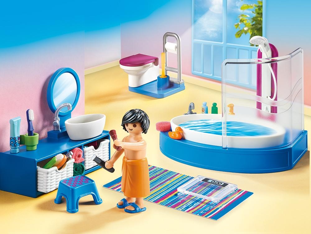 Playmobil® Konstruktions-Spielset »Badezimmer (70211), Dollhouse« Made in Germany