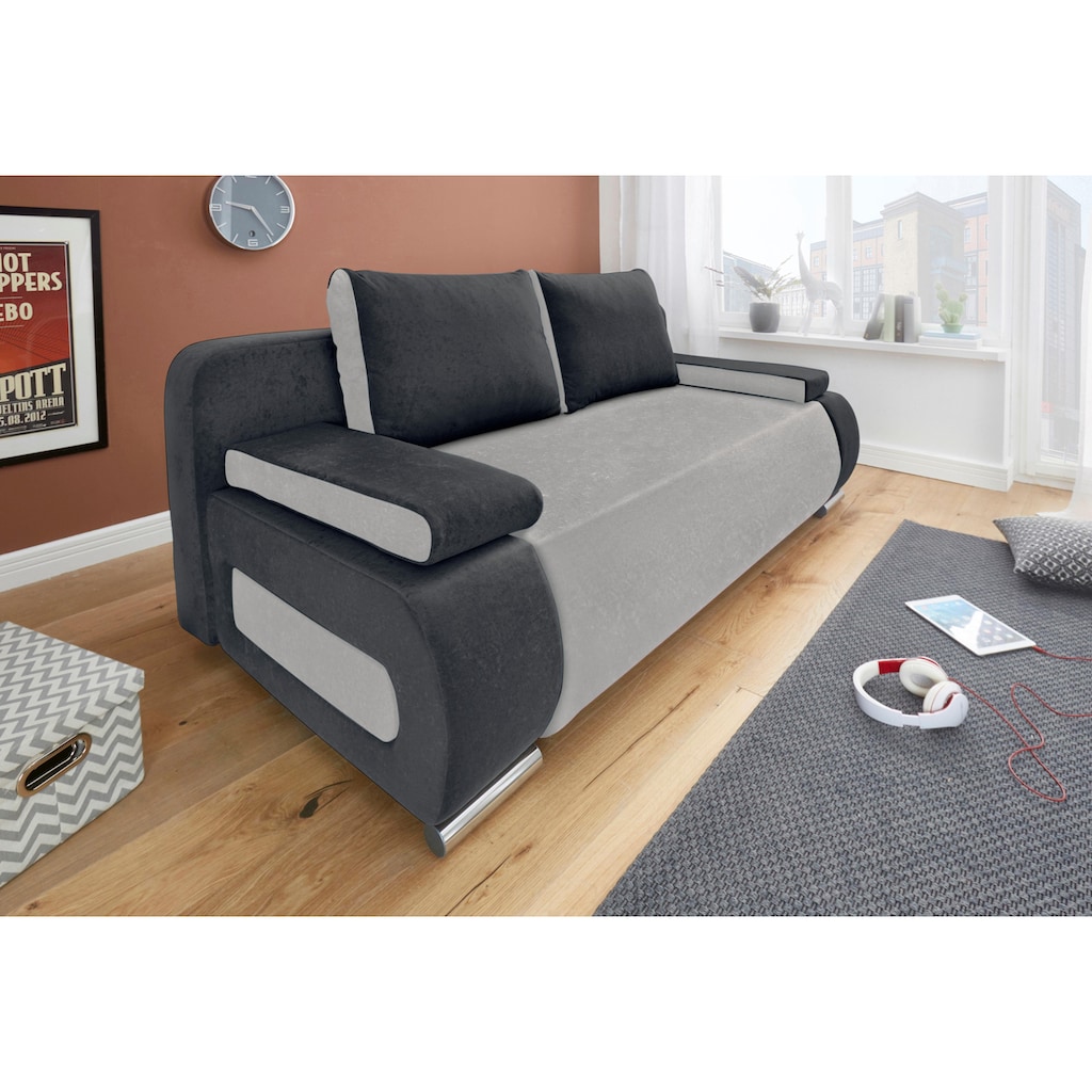 COLLECTION AB Schlafsofa Moritz, mit Bettfunktion und Bettkasten