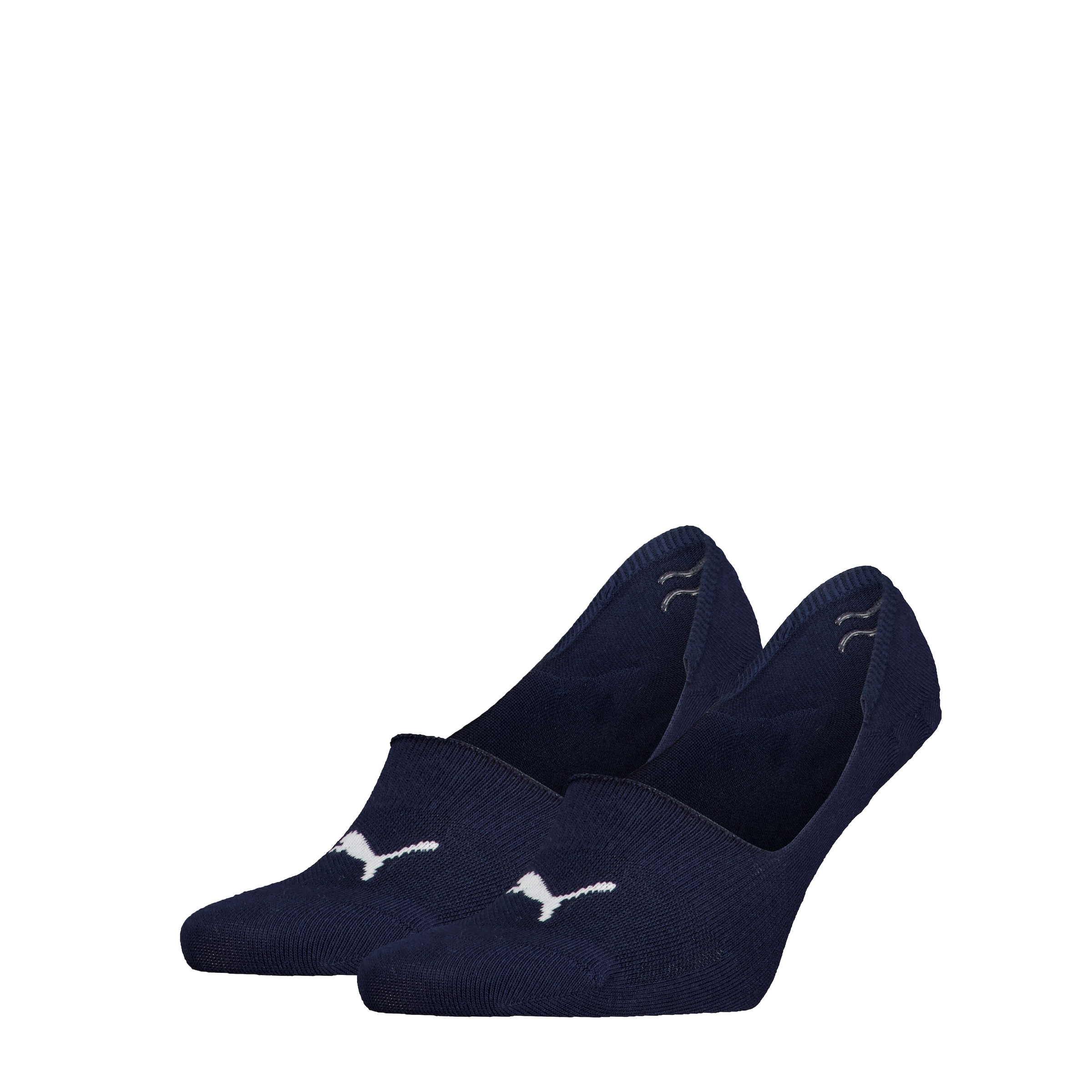 PUMA Füßlinge »PUMA UNISEX MID CUT FOOTIE« 2 Paar,  No-Show-Socks, Silikon in der Ferse für optimalen Halt
